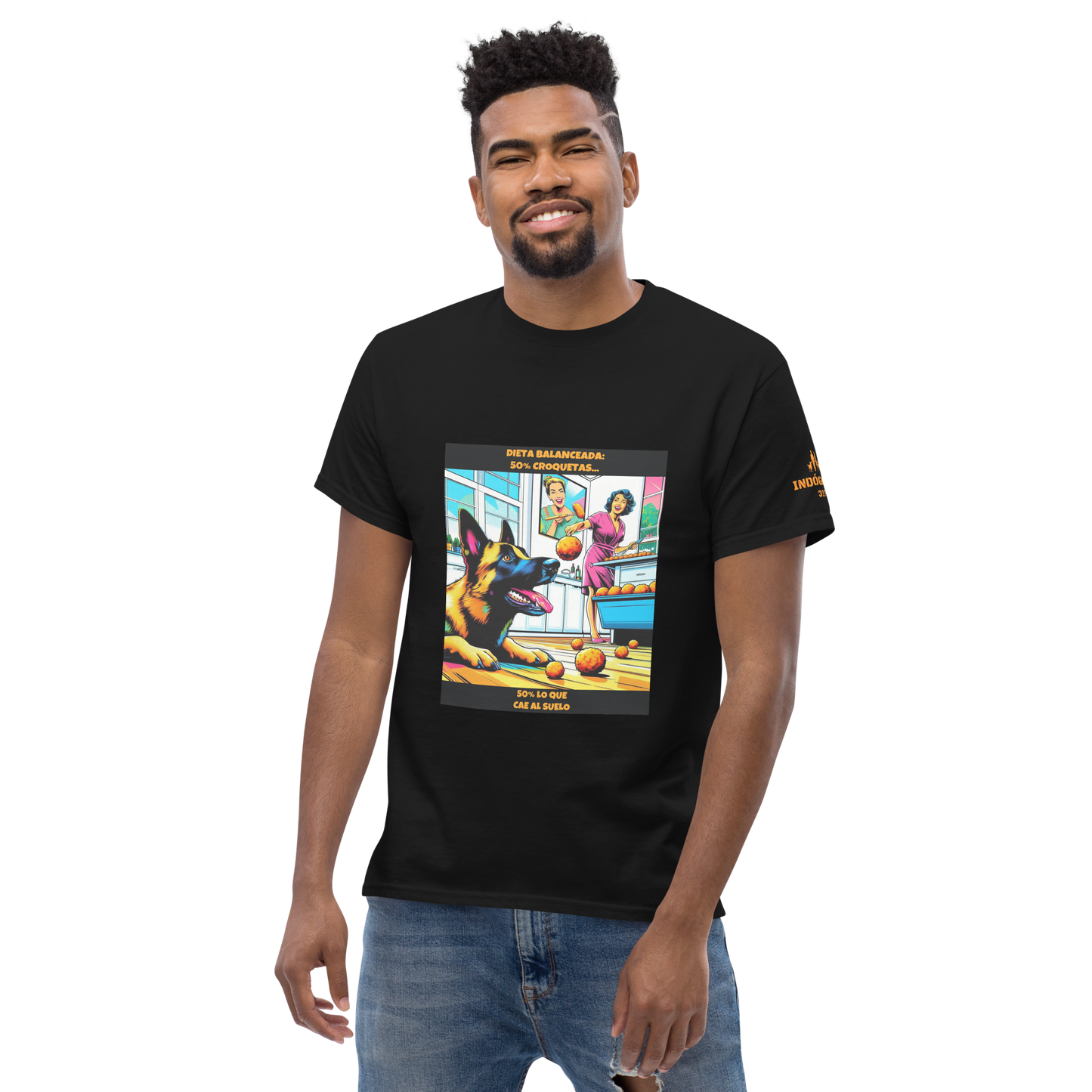 Camiseta con imagen divertida perruna