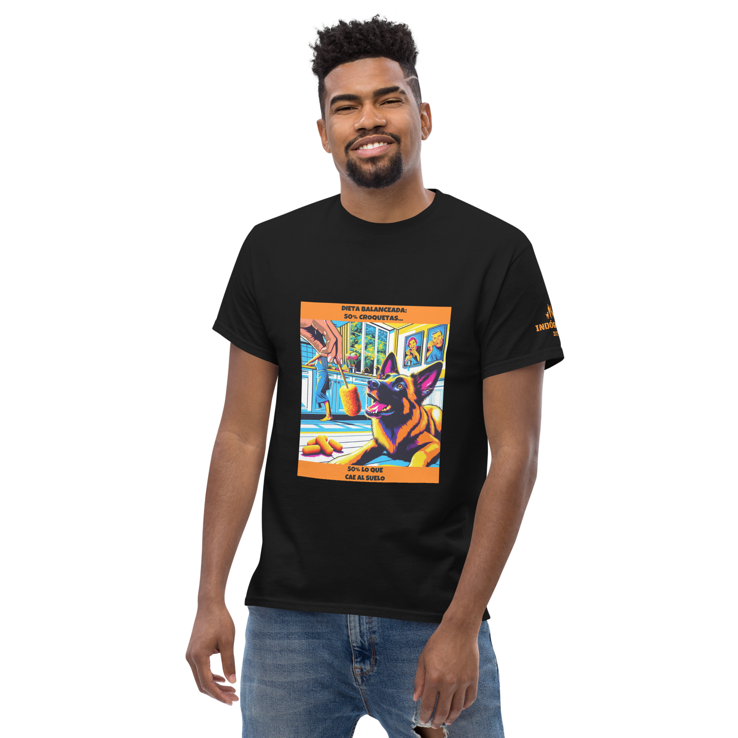 Camiseta con frase divertida perruna
