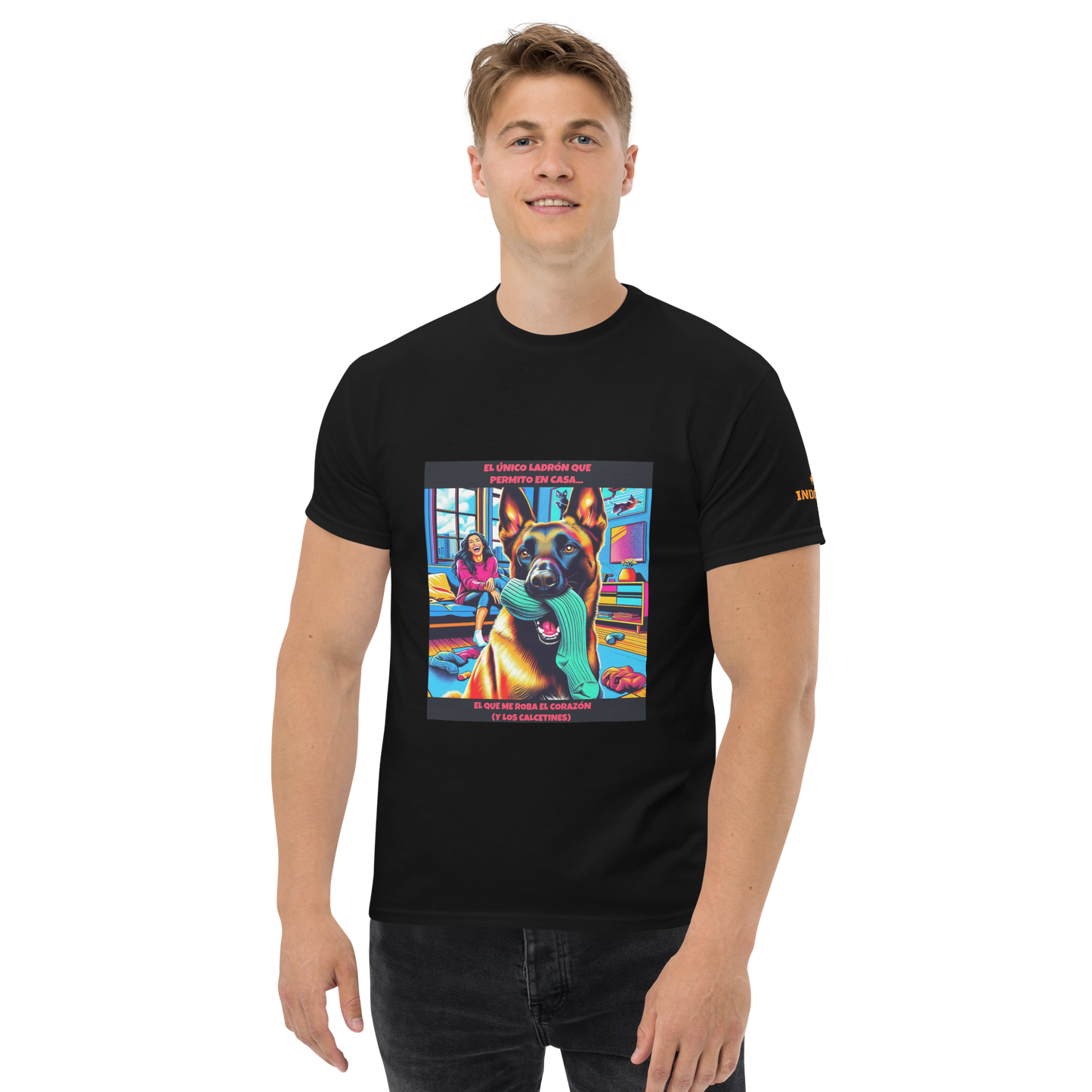 Camiseta con frase divertida perruna