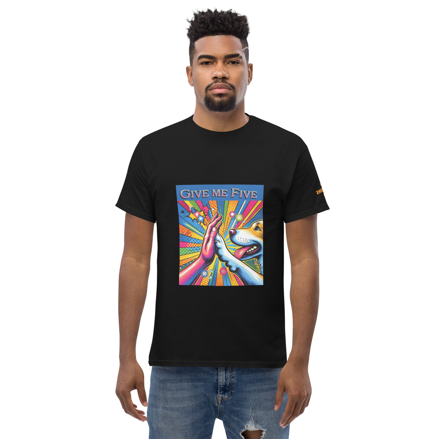 Camiseta con imagen divertida de perro