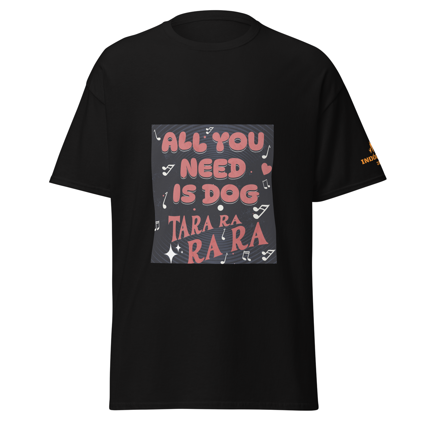 Camiseta con slogan mascota