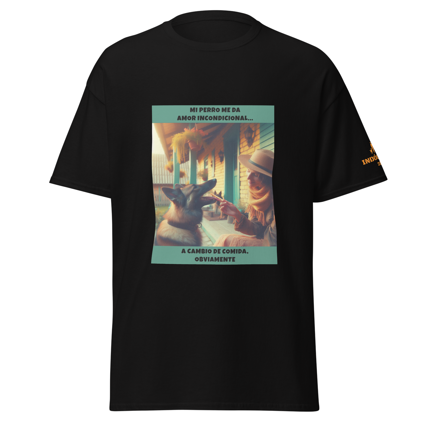 Camiseta con frase perro