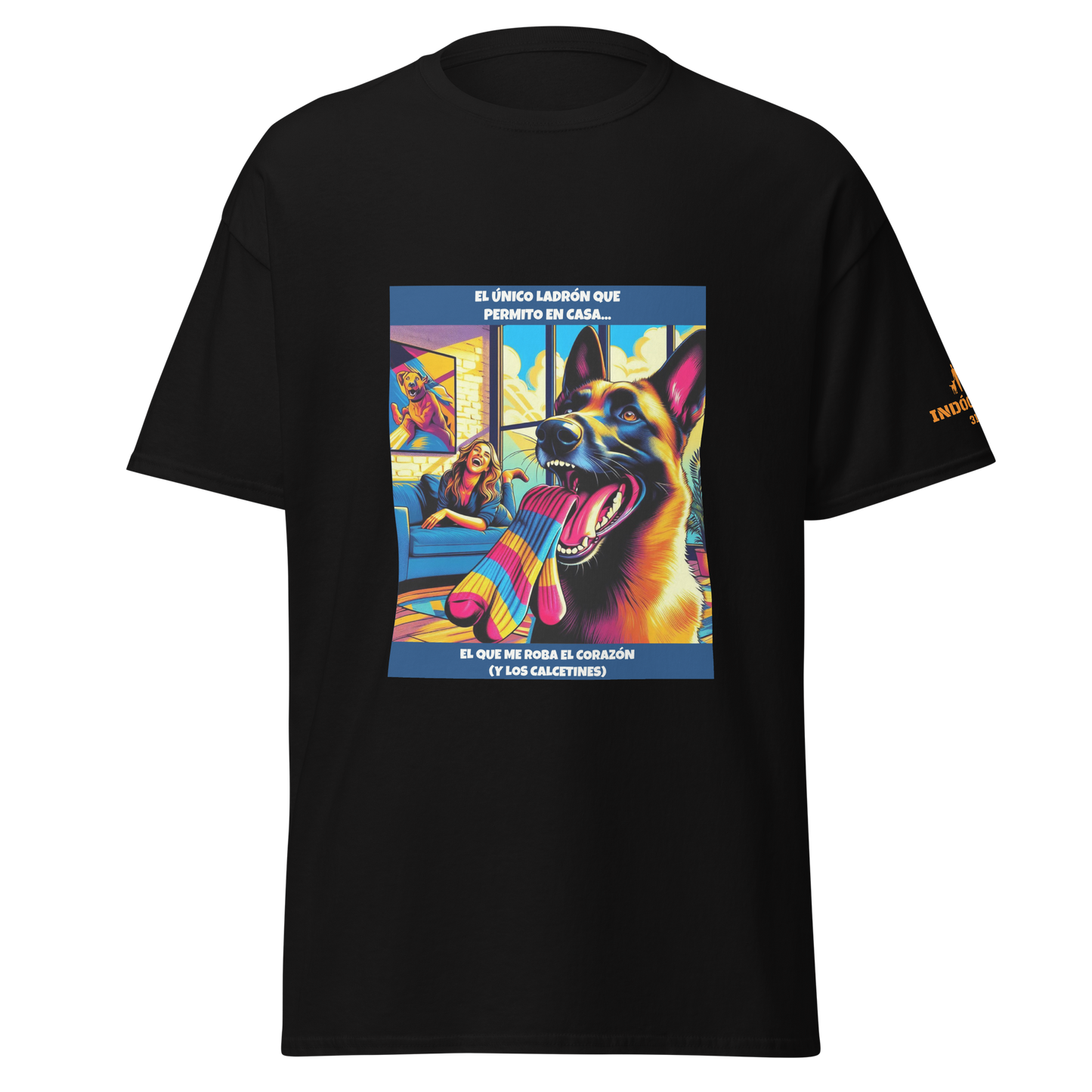 Camiseta con imagen divertida perruna