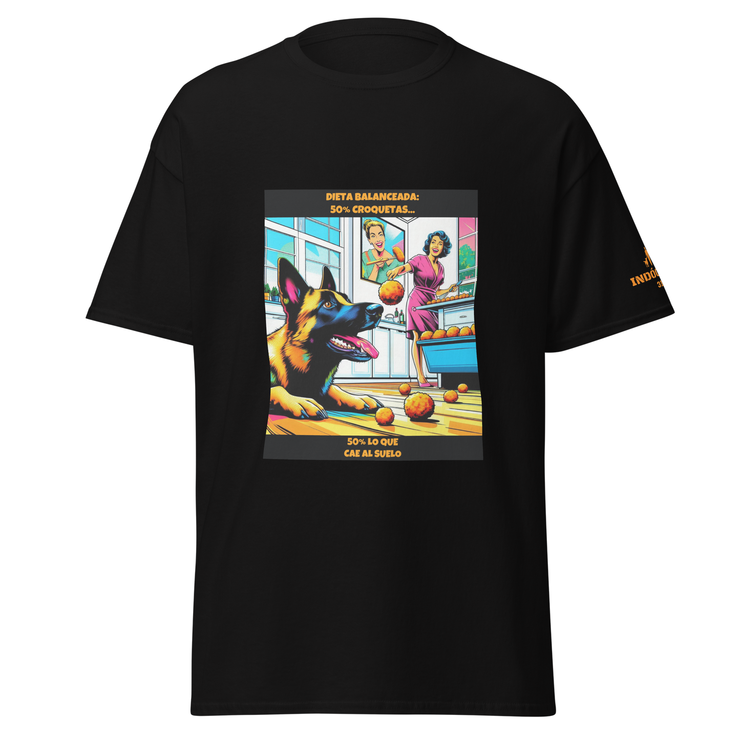 Camiseta con imagen divertida perruna