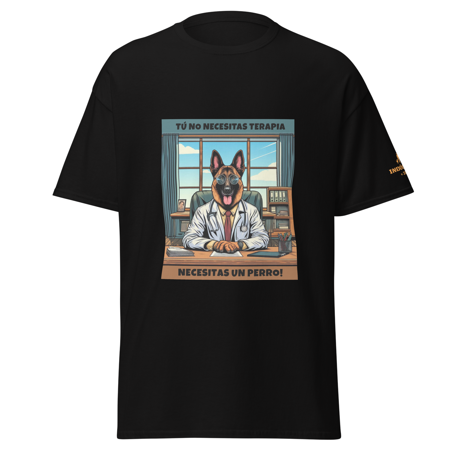 Camiseta con frase divertida perruna