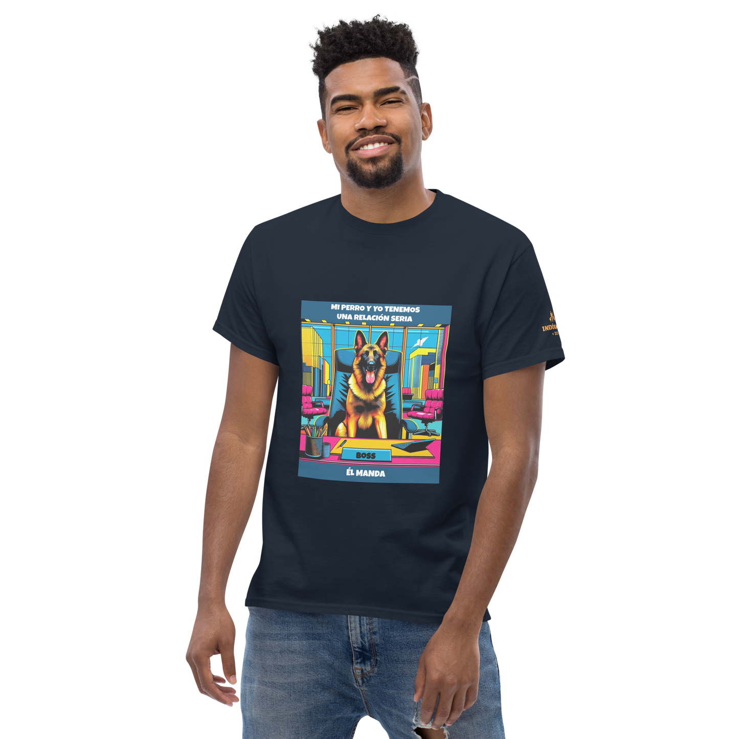 Camiseta divertiva frase perro