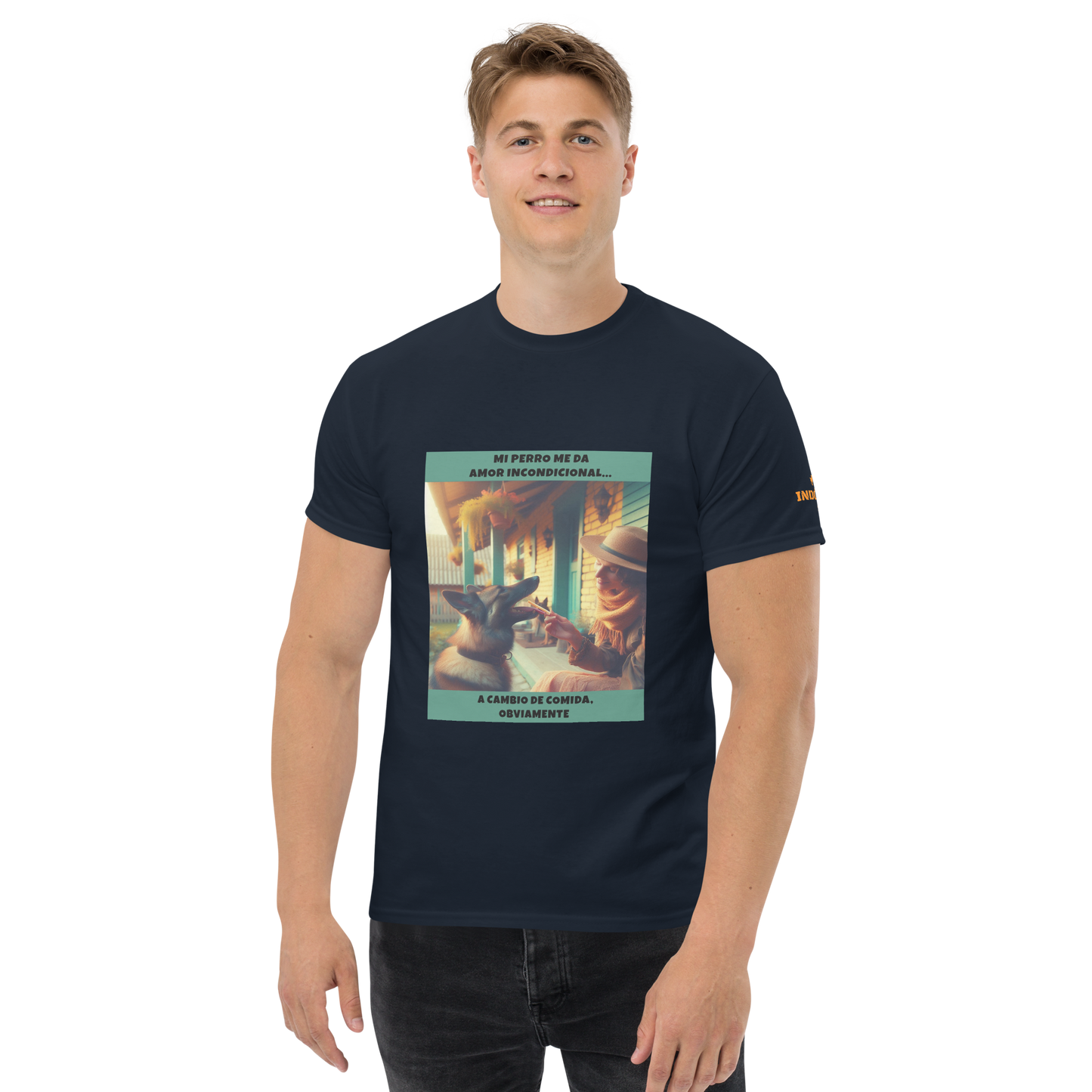 Camiseta con frase perro