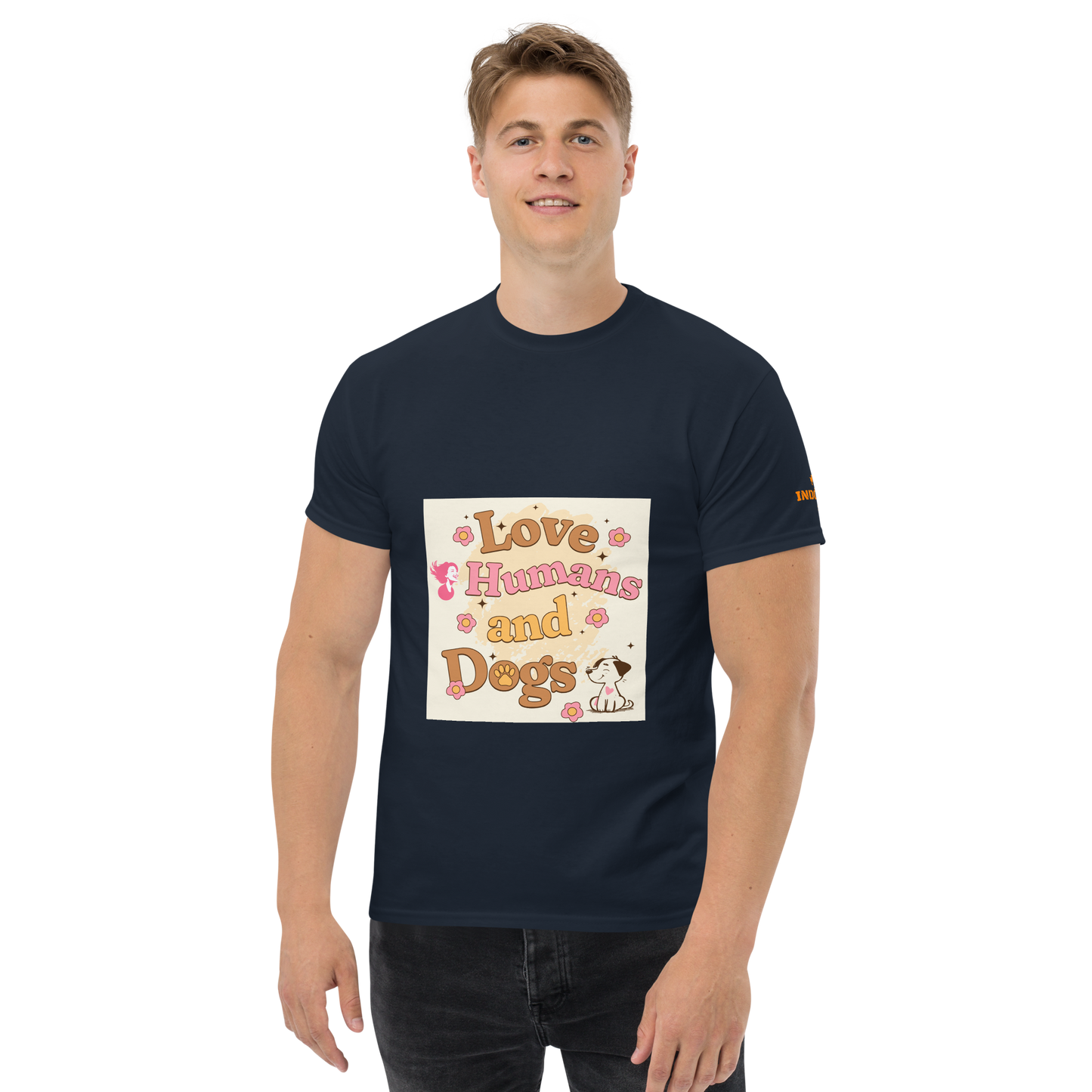 Camiseta con slogan mascota