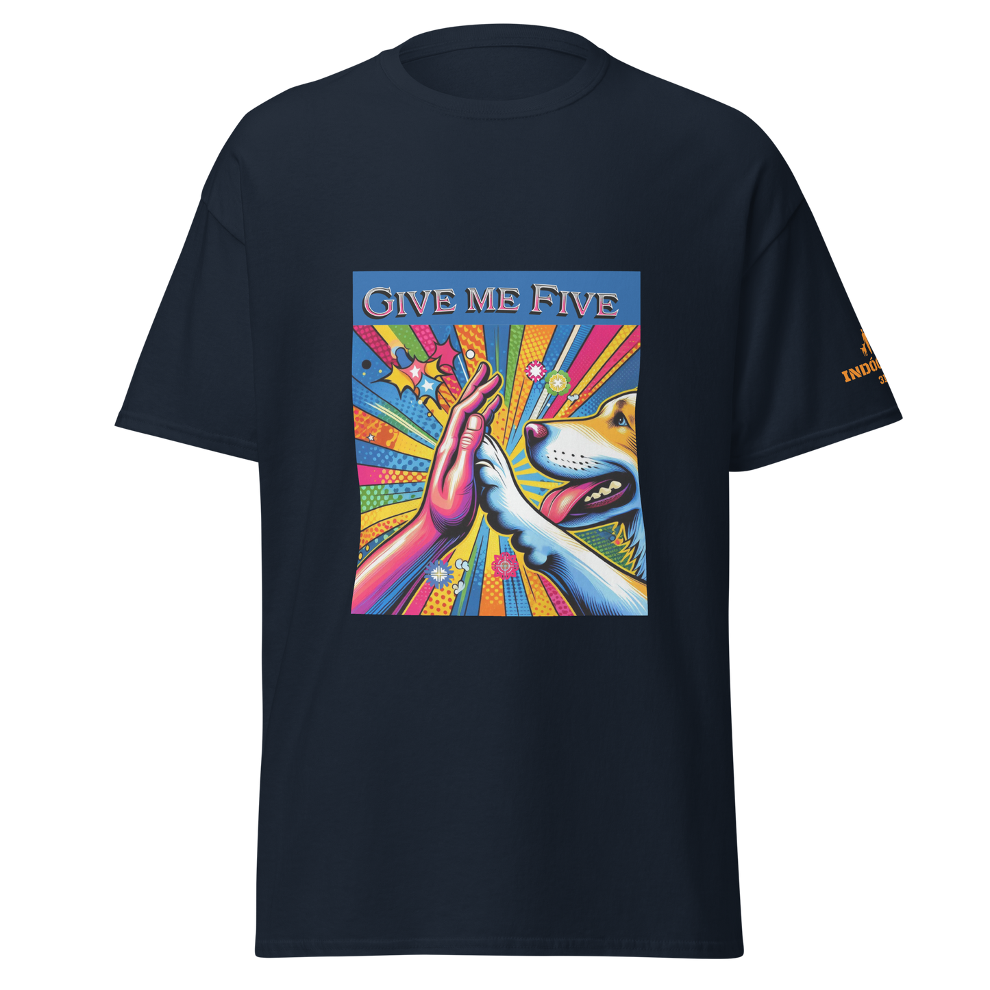 Camiseta con imagen divertida de perro