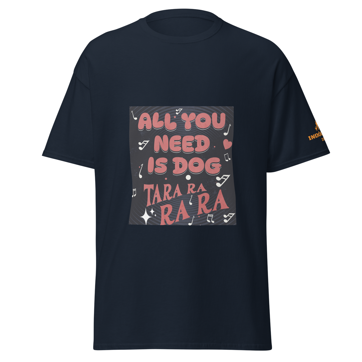 Camiseta con slogan mascota