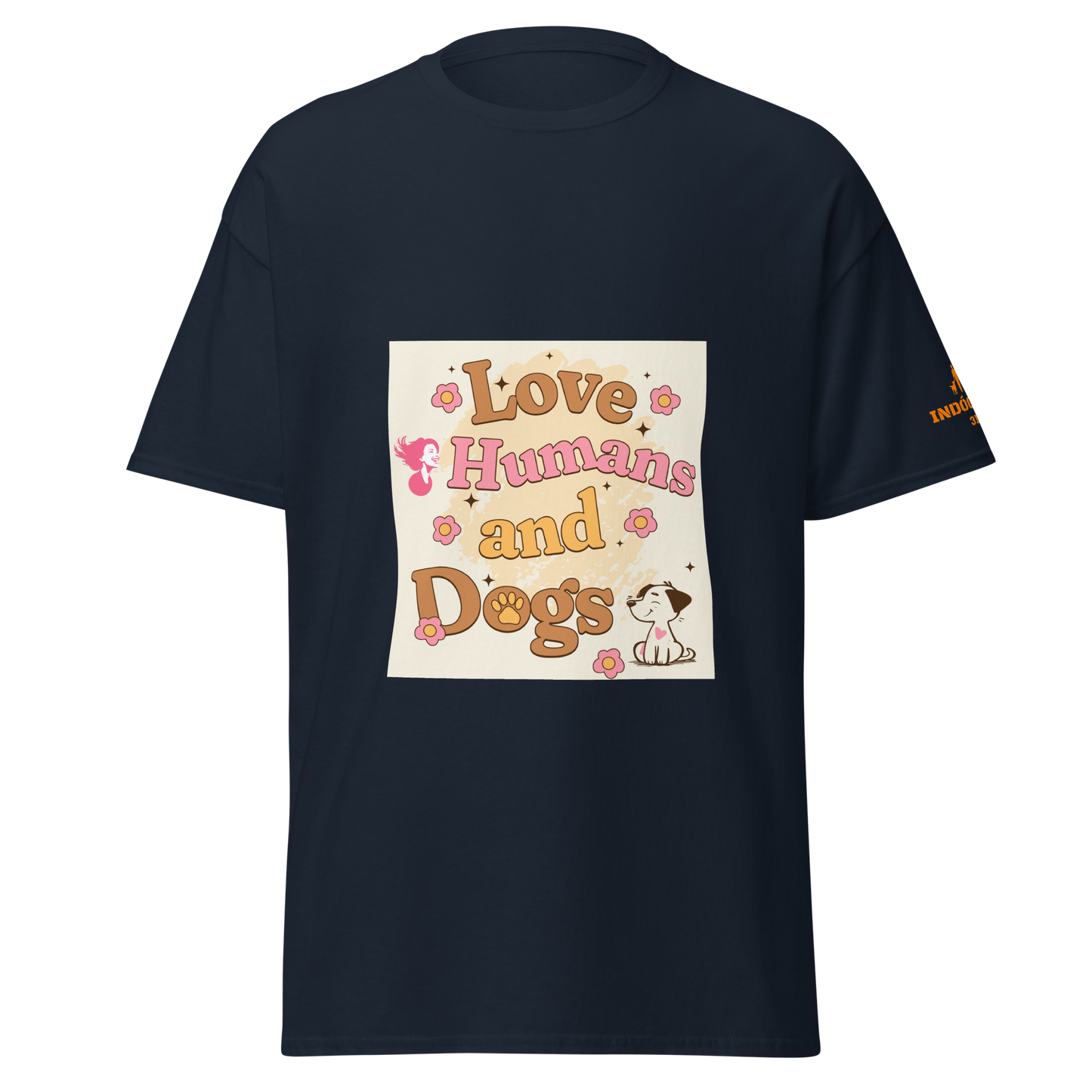 Camiseta con slogan mascota