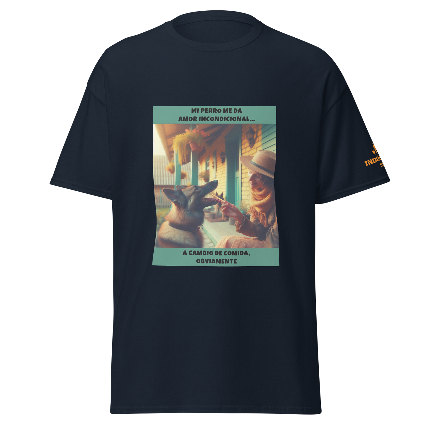 Camiseta con frase perro