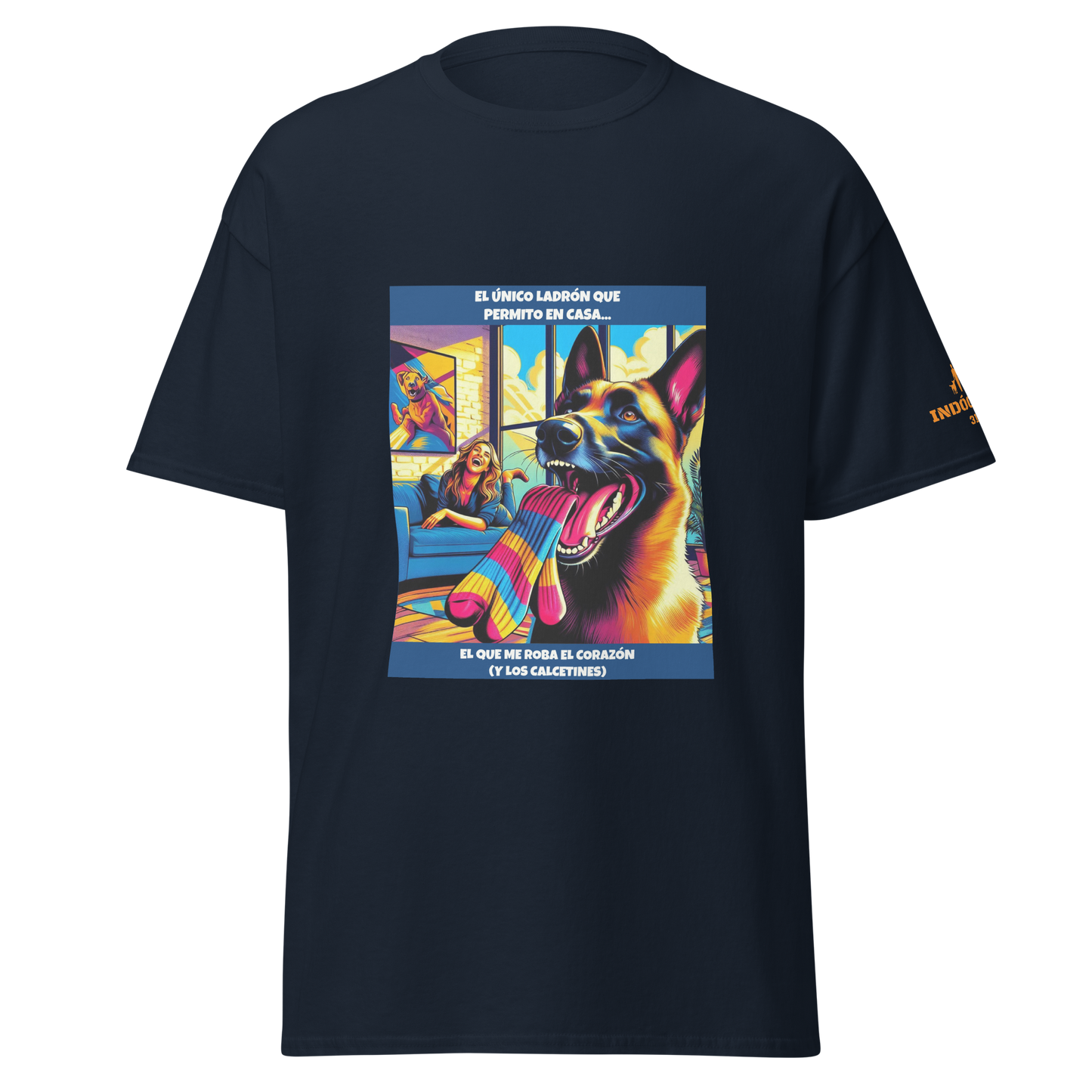 Camiseta con imagen divertida perruna