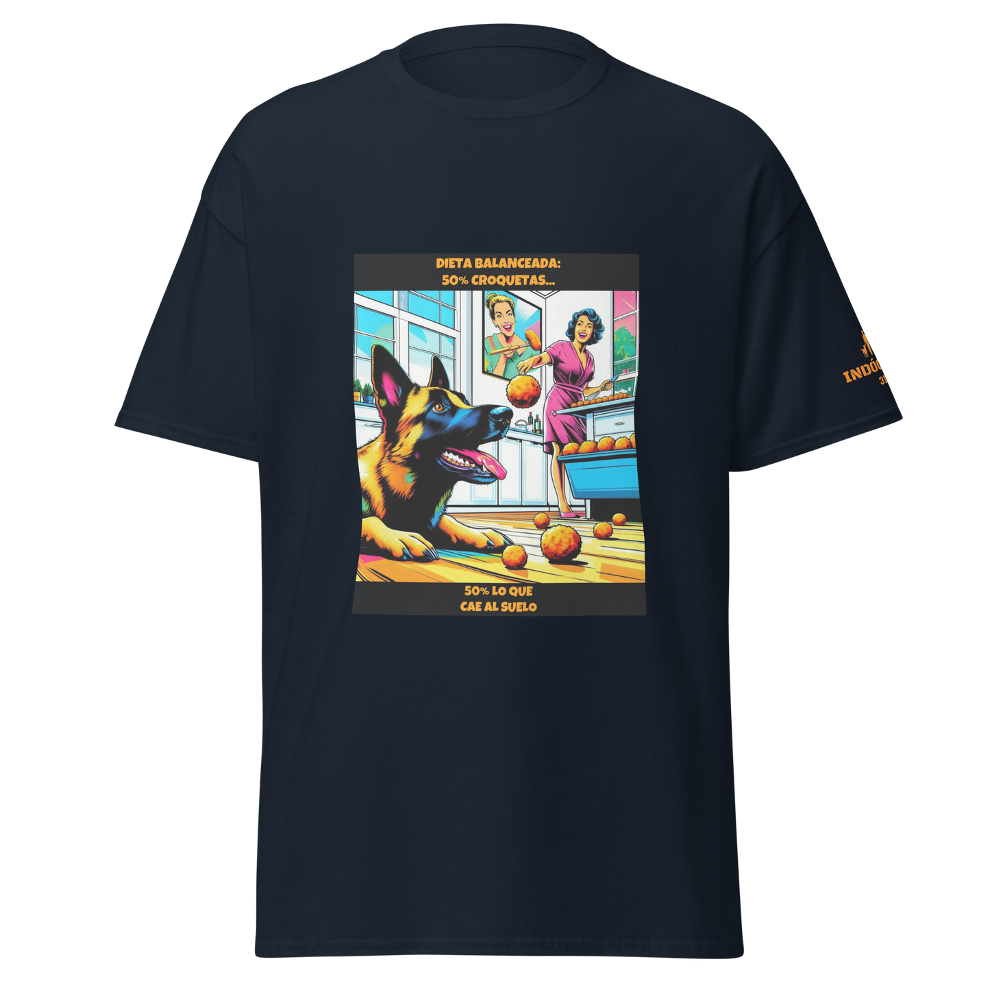 Camiseta con imagen divertida perruna