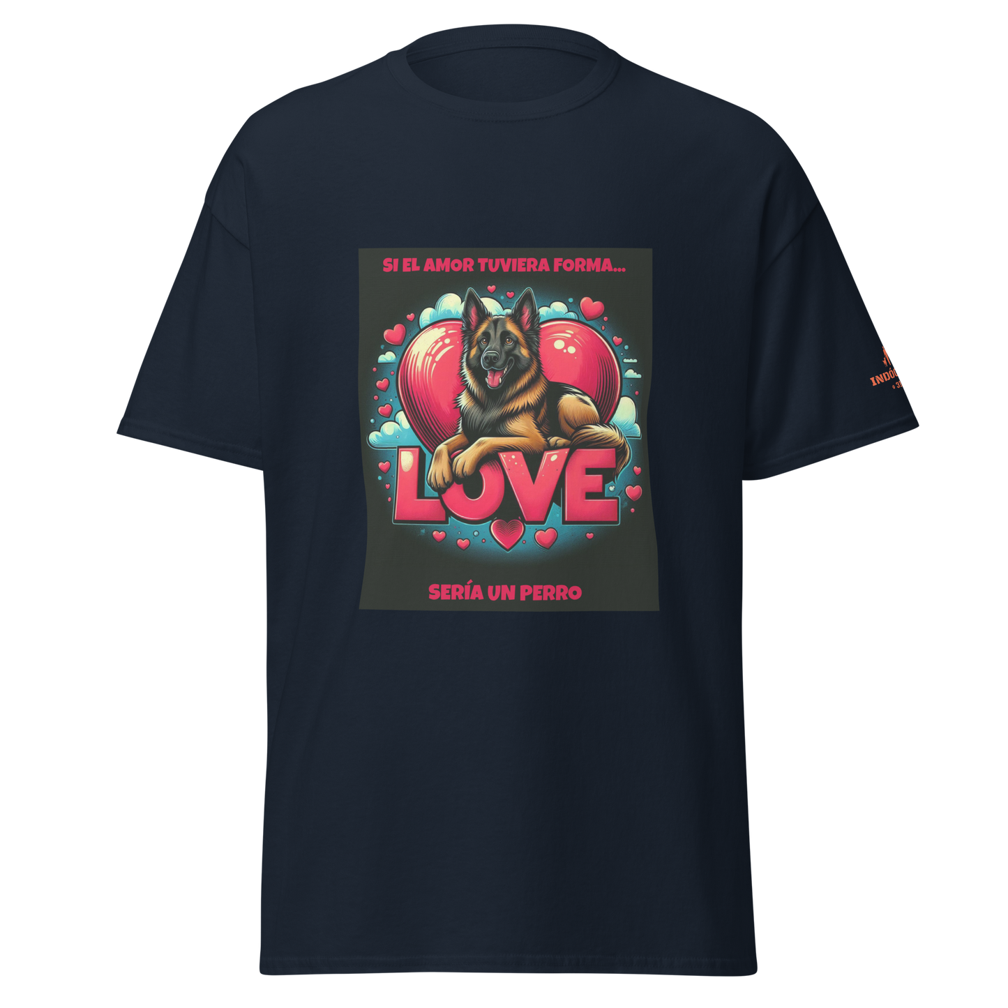 Camiseta con lema para amantes de los perros
