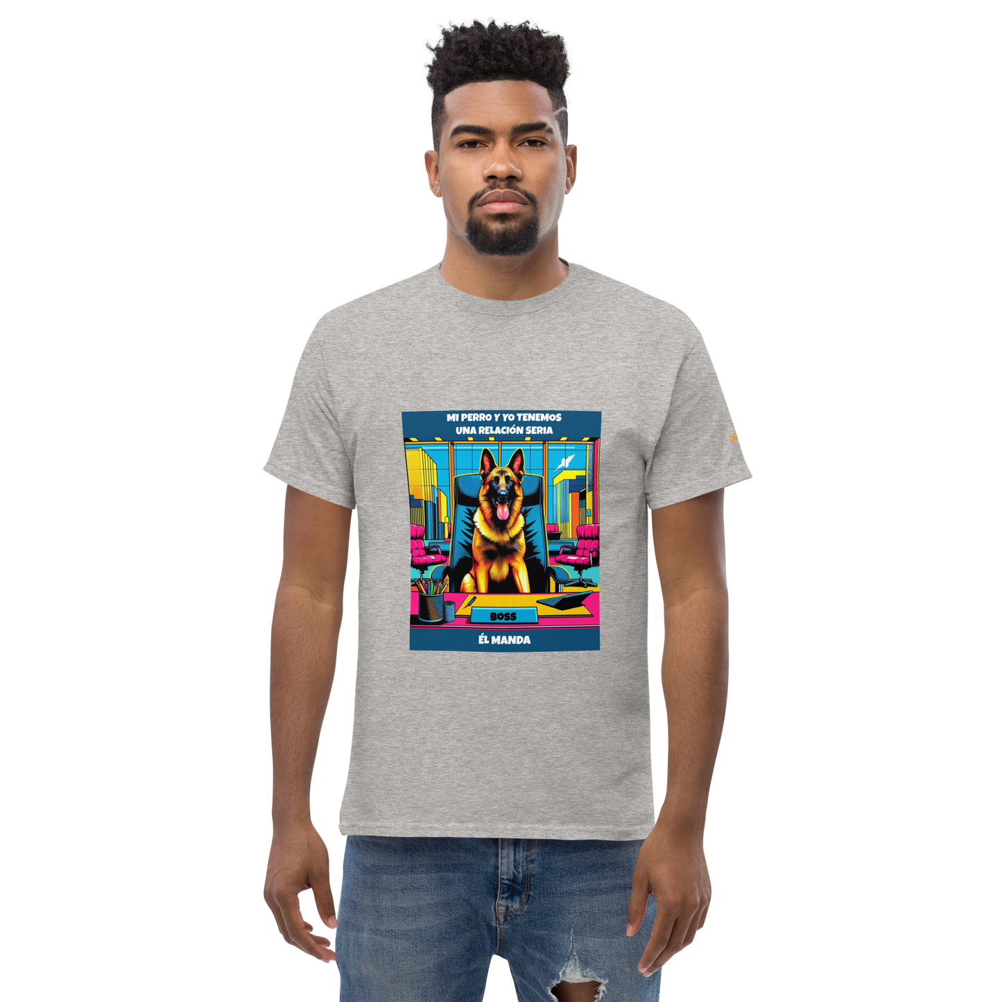 Camiseta divertiva frase perro