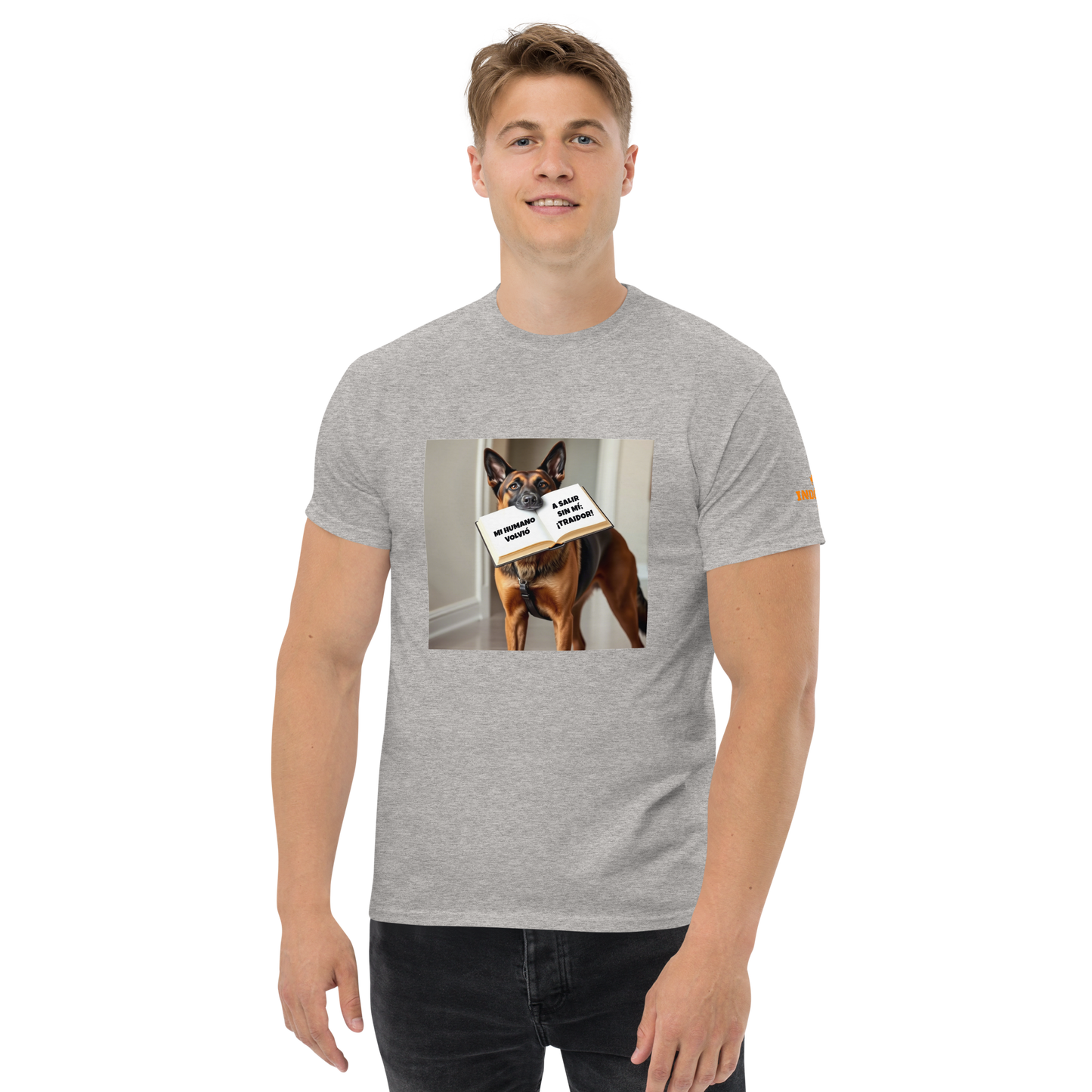 Camiseta con imagen divertida de perro
