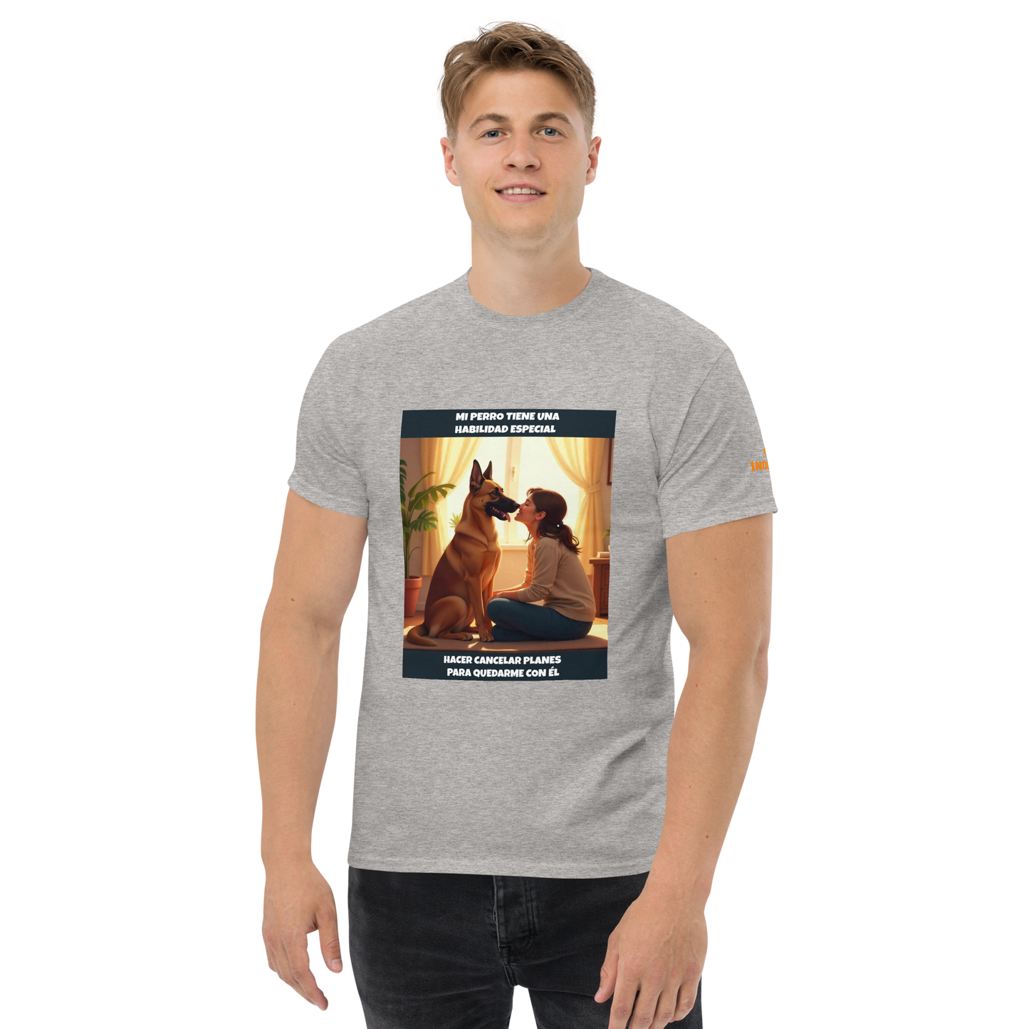 Camiseta personalizada con frase de mascota P01