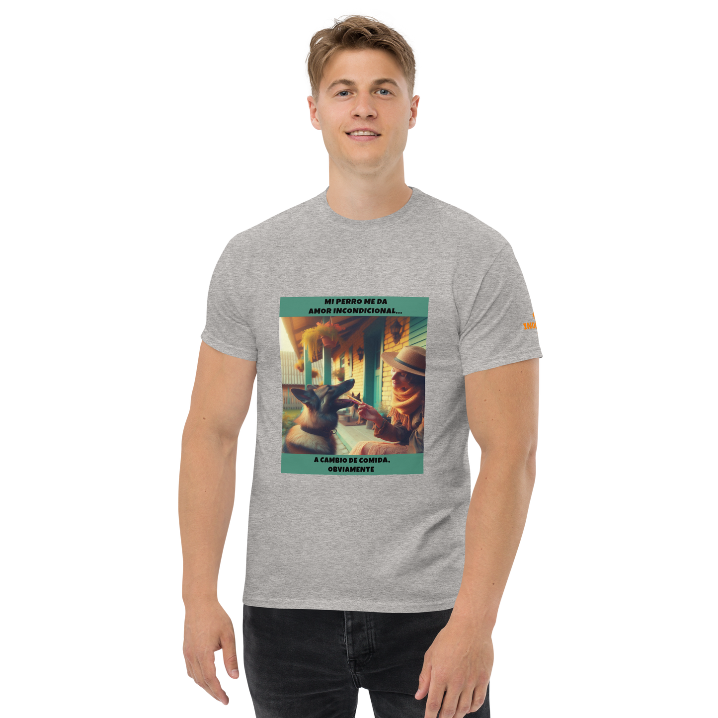 Camiseta con frase perro
