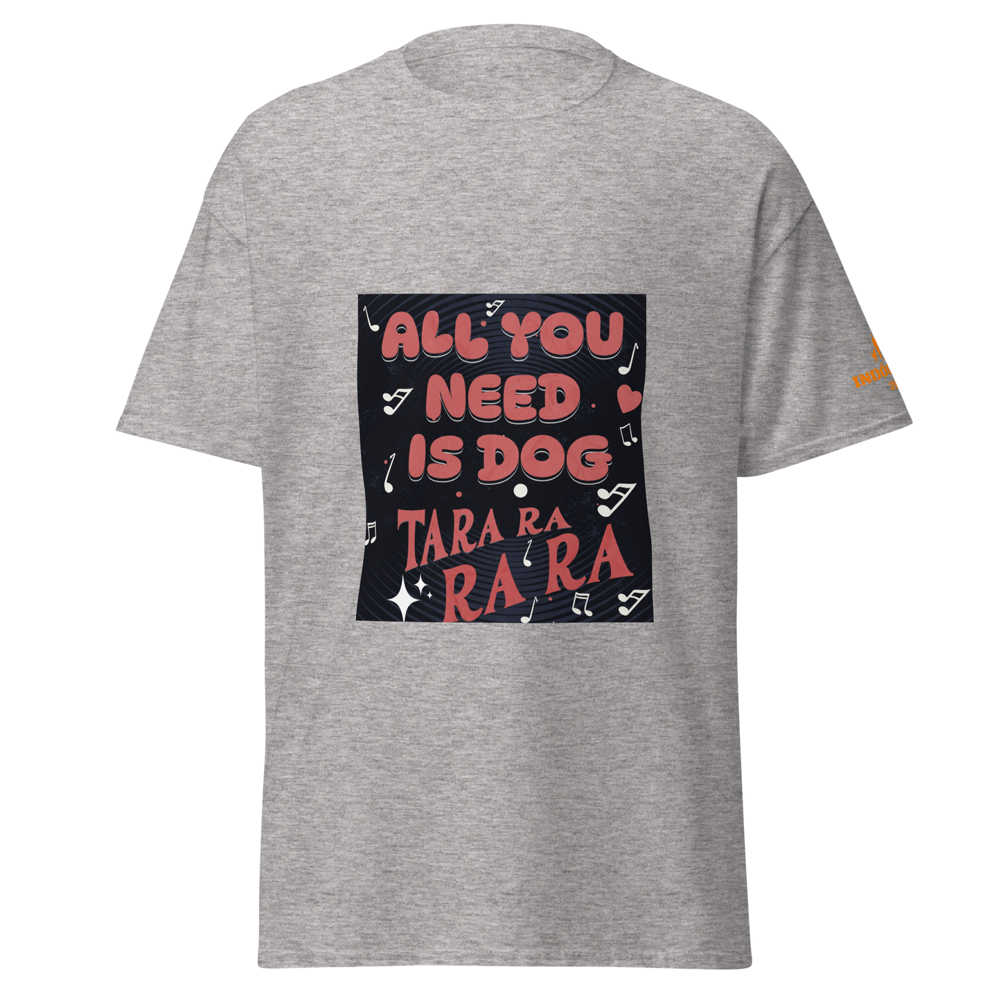 Camiseta con slogan mascota