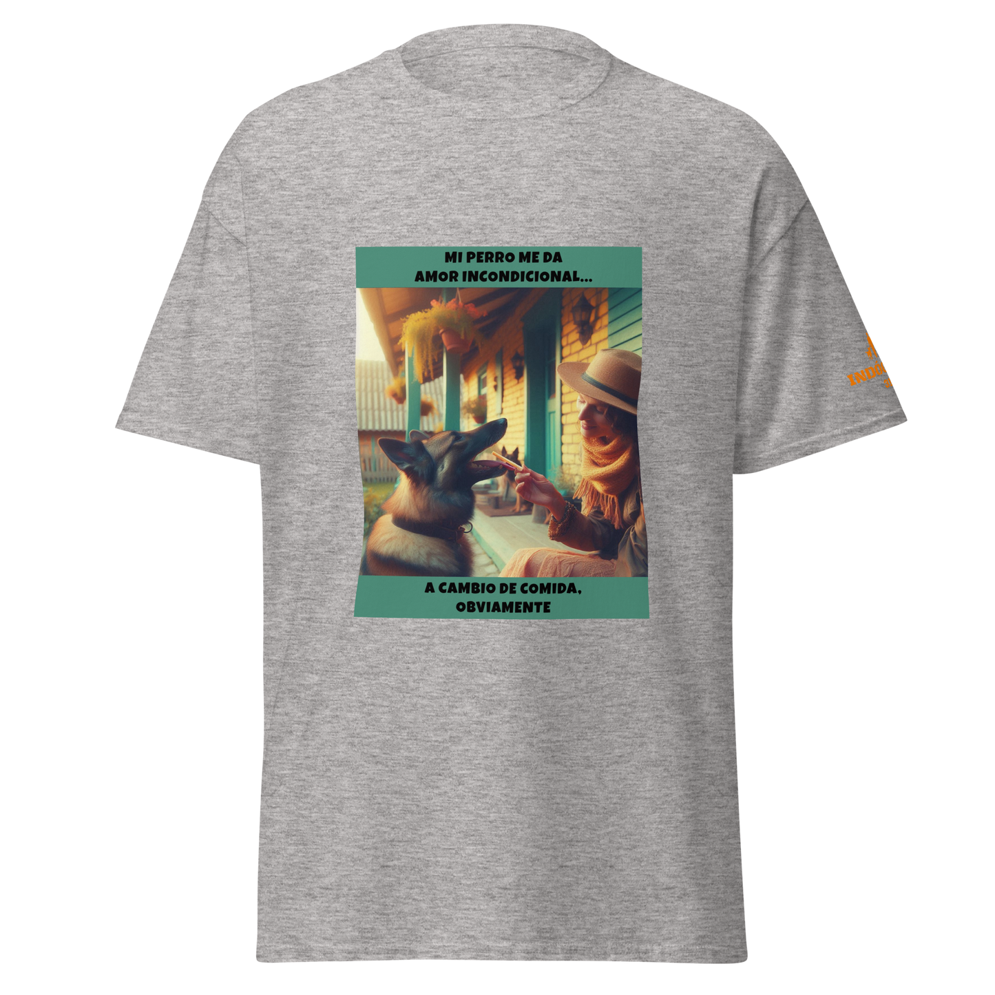 Camiseta con frase perro