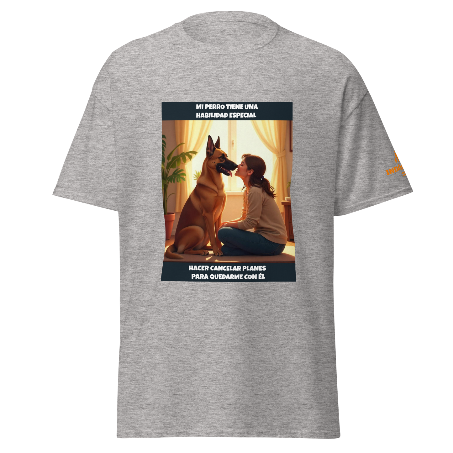 Camiseta personalizada con frase de mascota P01