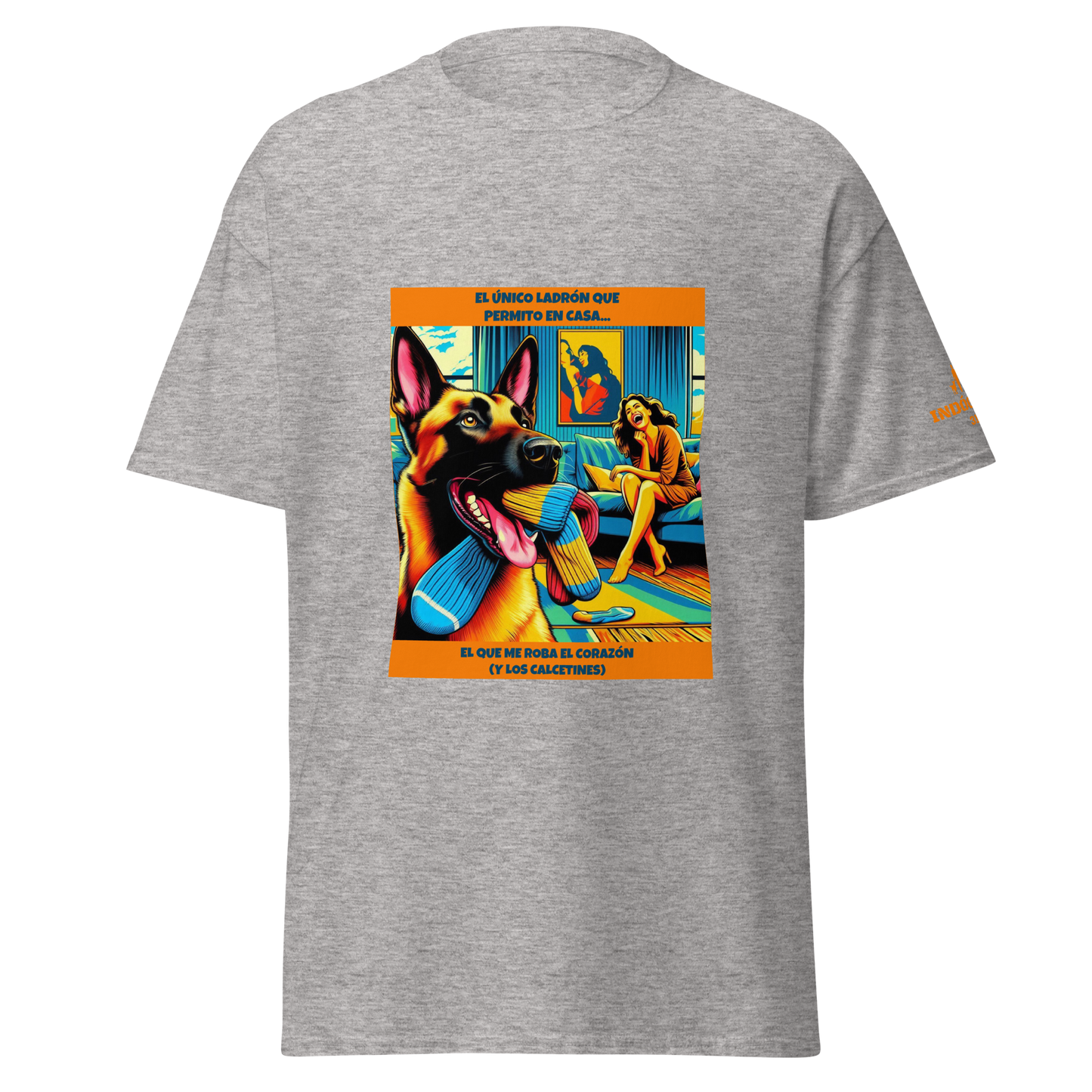 Camiseta con frase divertida perro