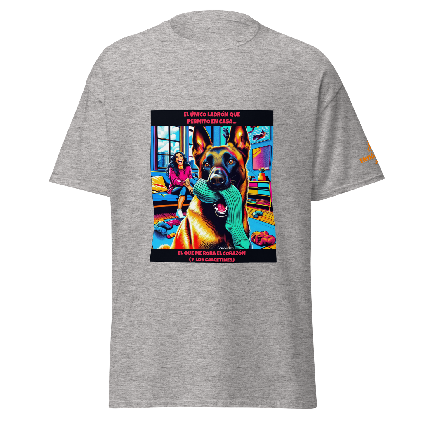 Camiseta con frase divertida perruna