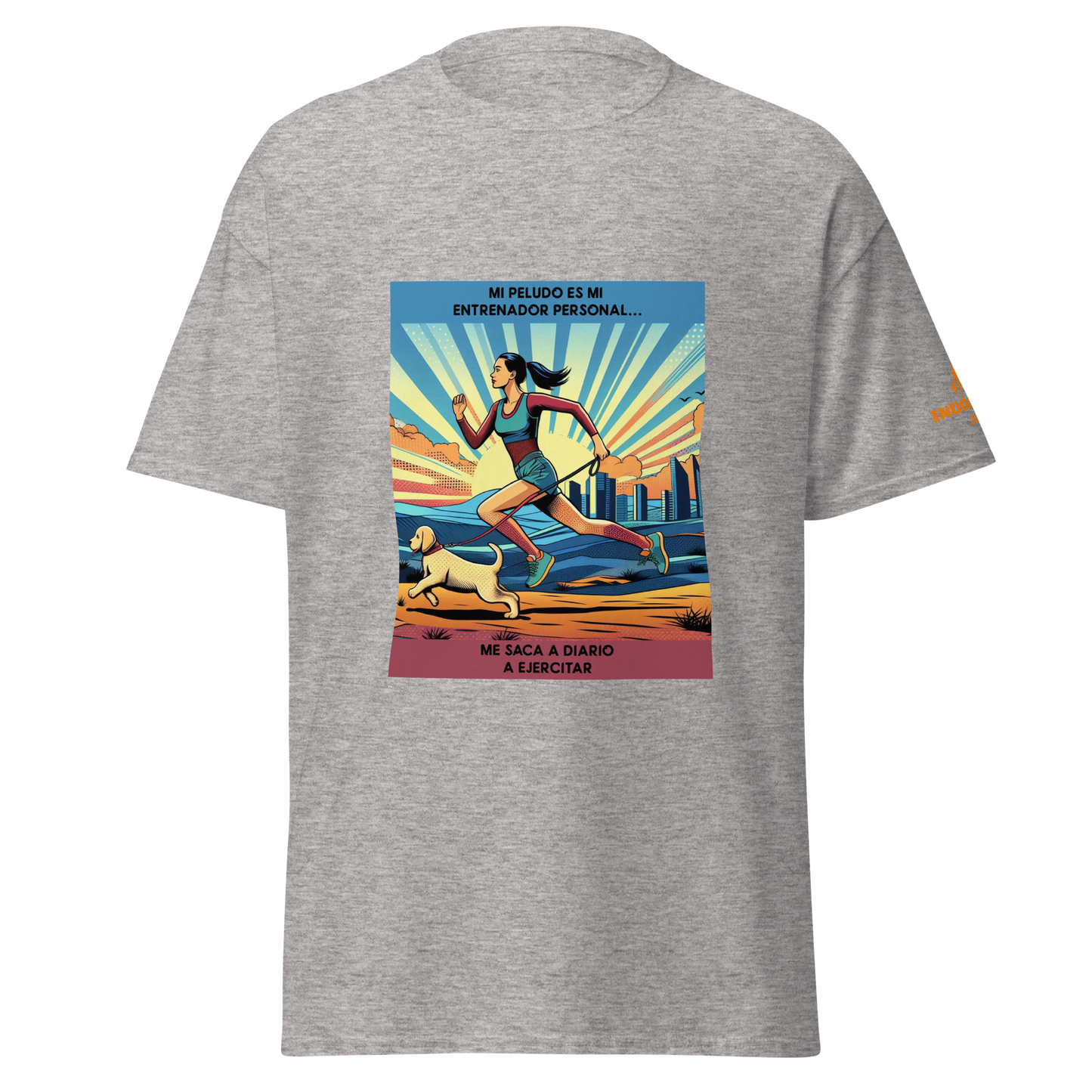 Camiseta con slogan perruno