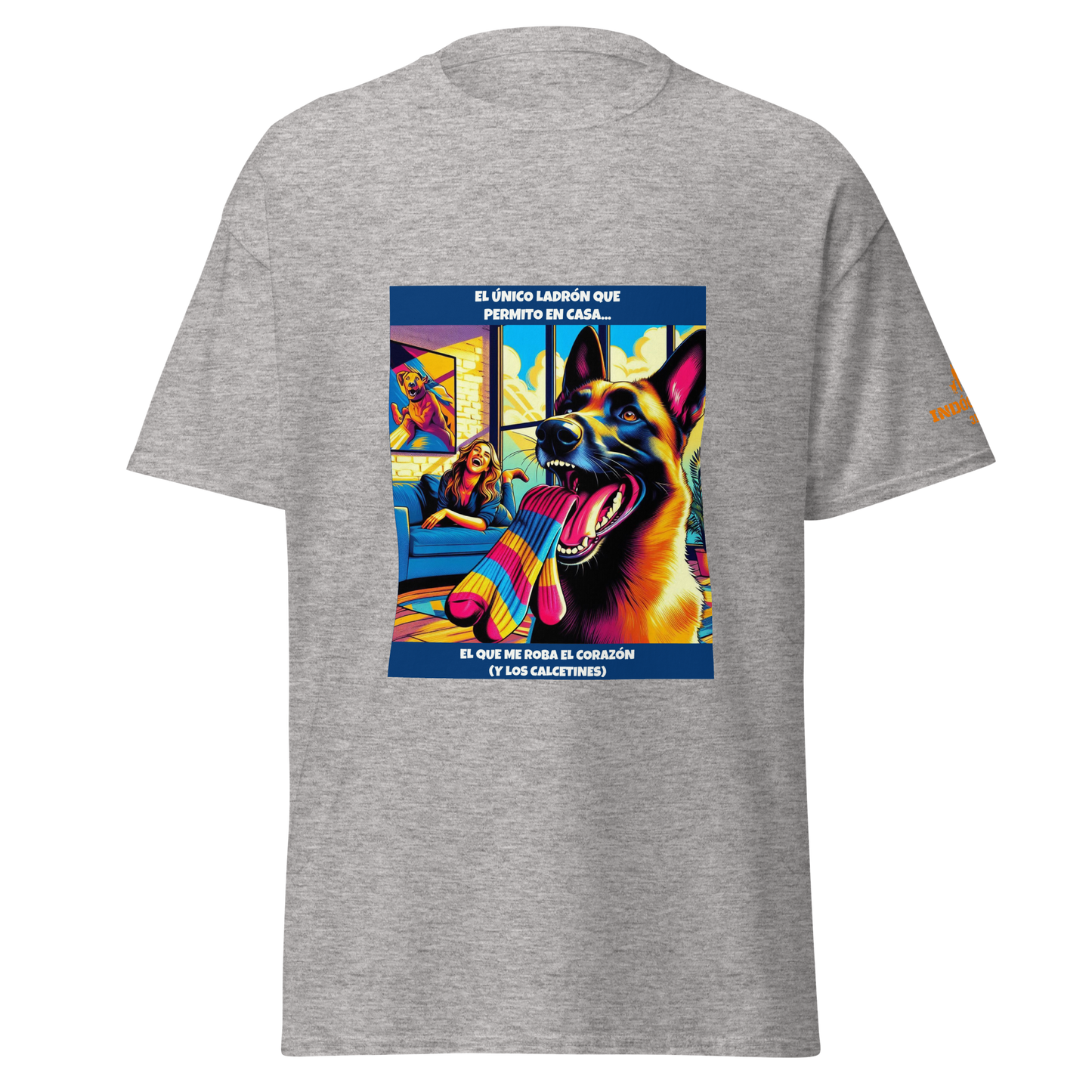 Camiseta con imagen divertida perruna