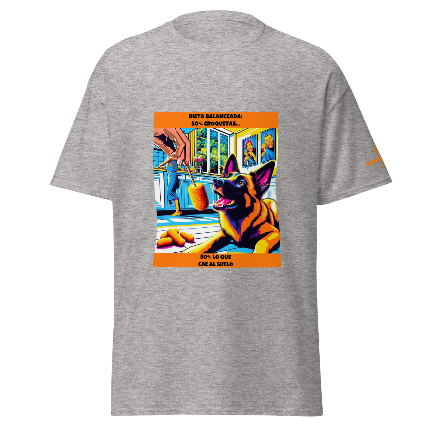 Camiseta con frase divertida perruna