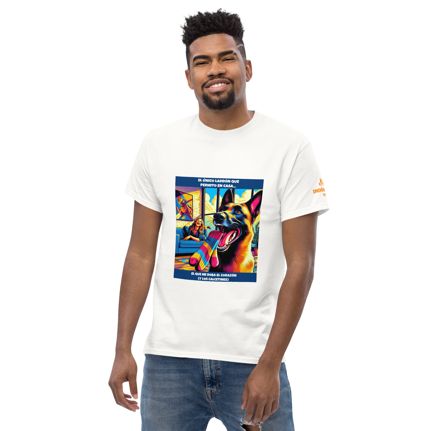 Camiseta con imagen divertida perruna