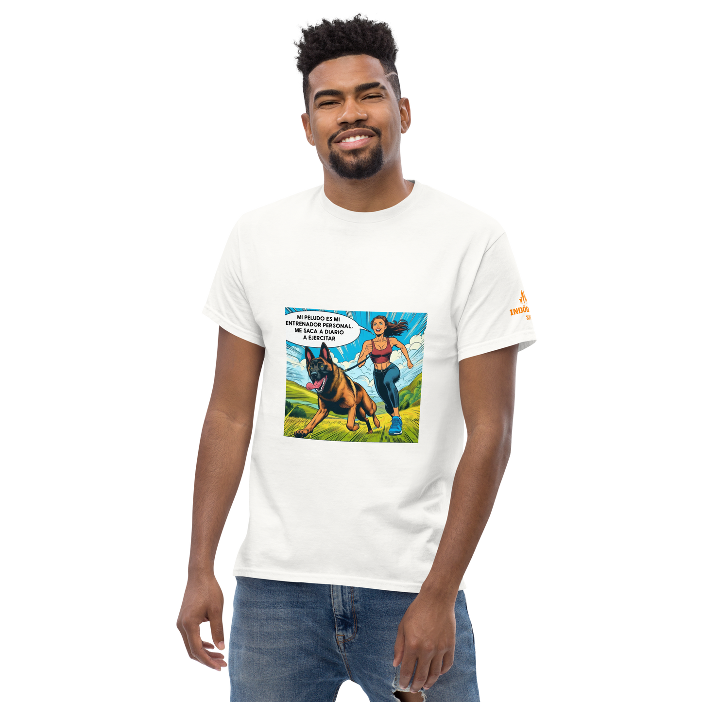 Camiseta con imagen divertida perruna