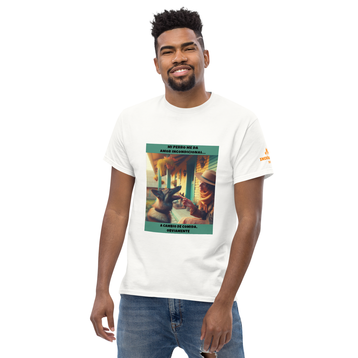 Camiseta con frase perro