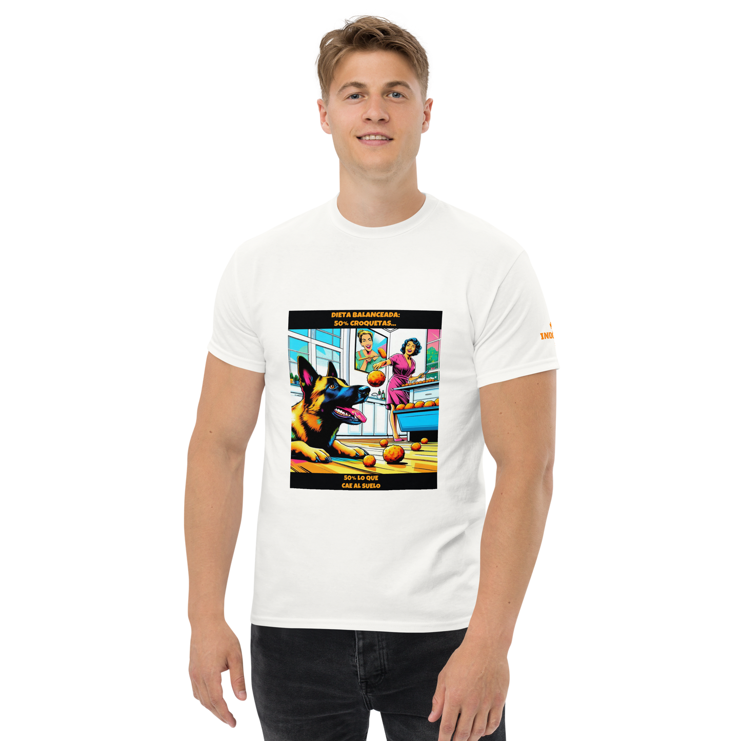 Camiseta con imagen divertida perruna