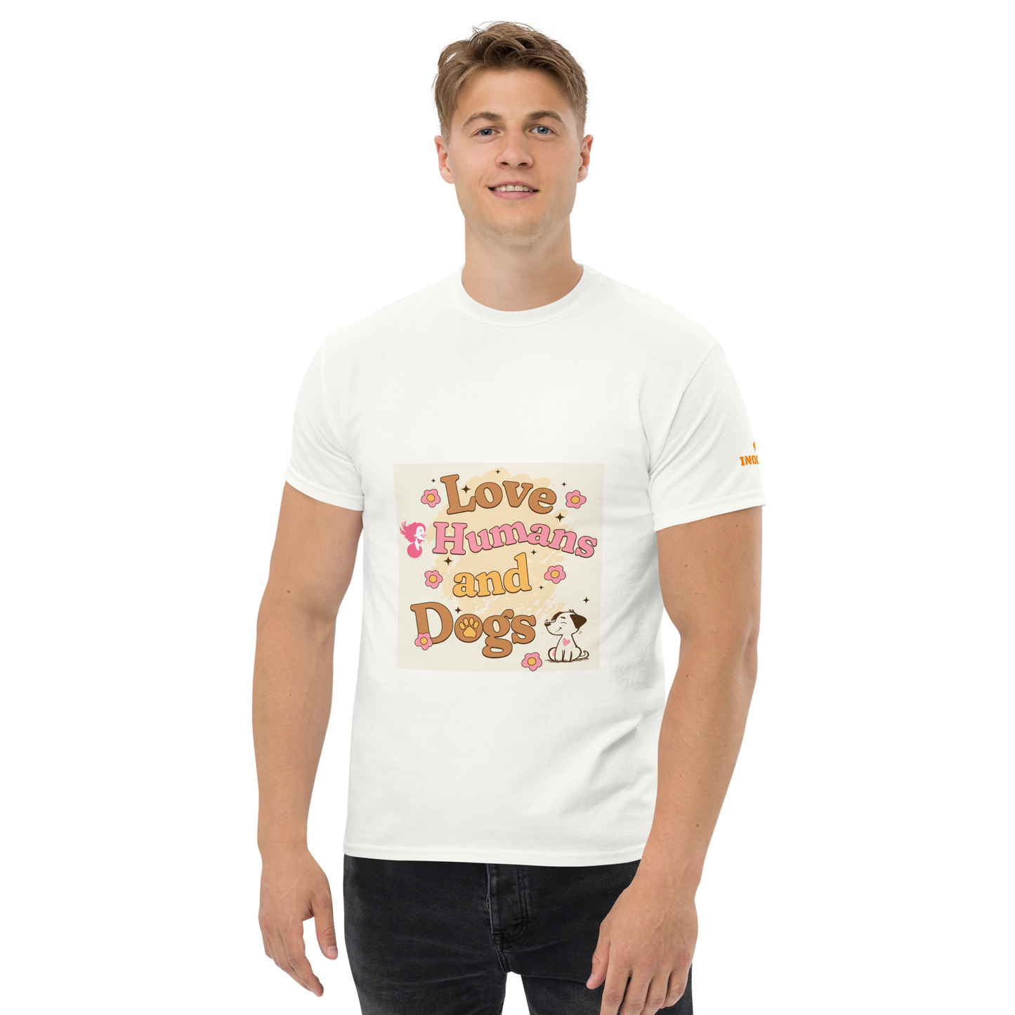 Camiseta con slogan mascota