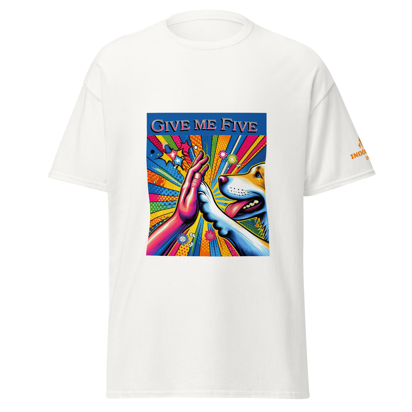 Camiseta con imagen divertida de perro