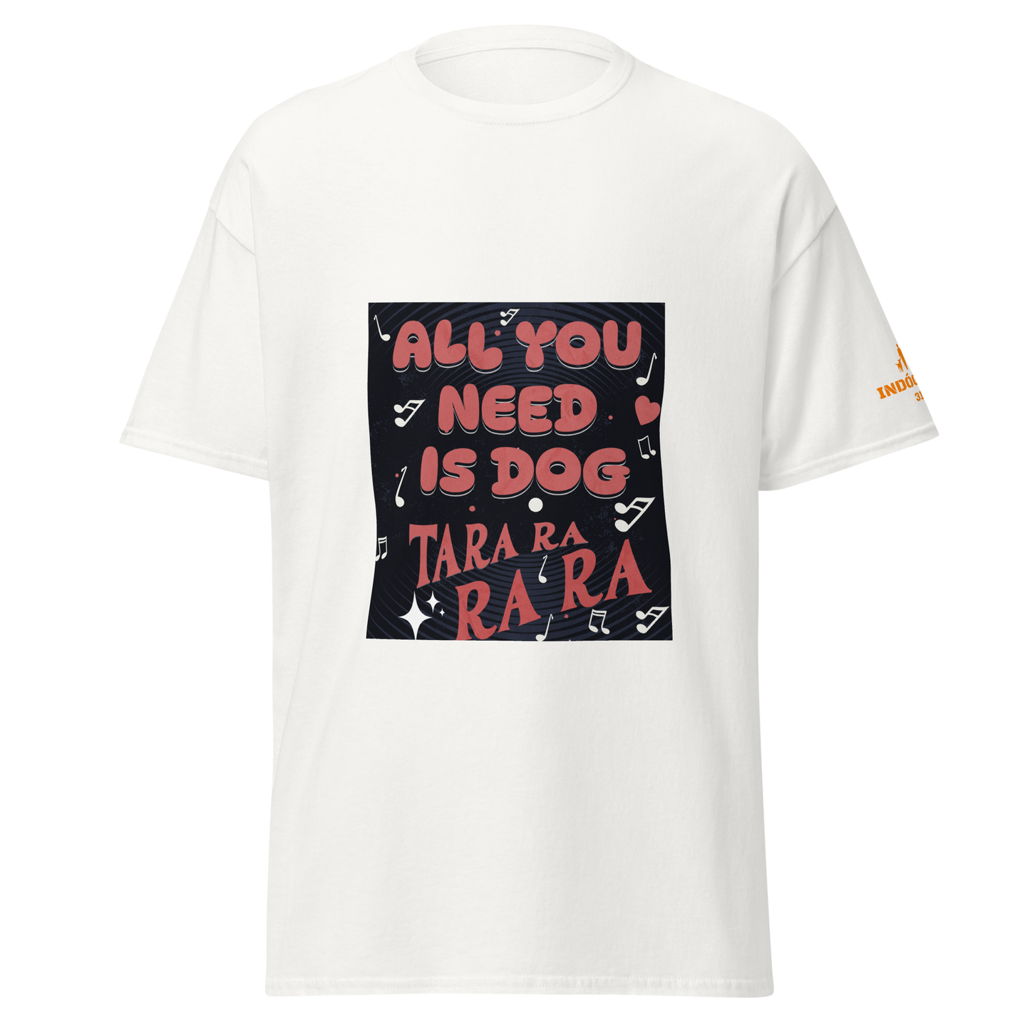 Camiseta con slogan mascota