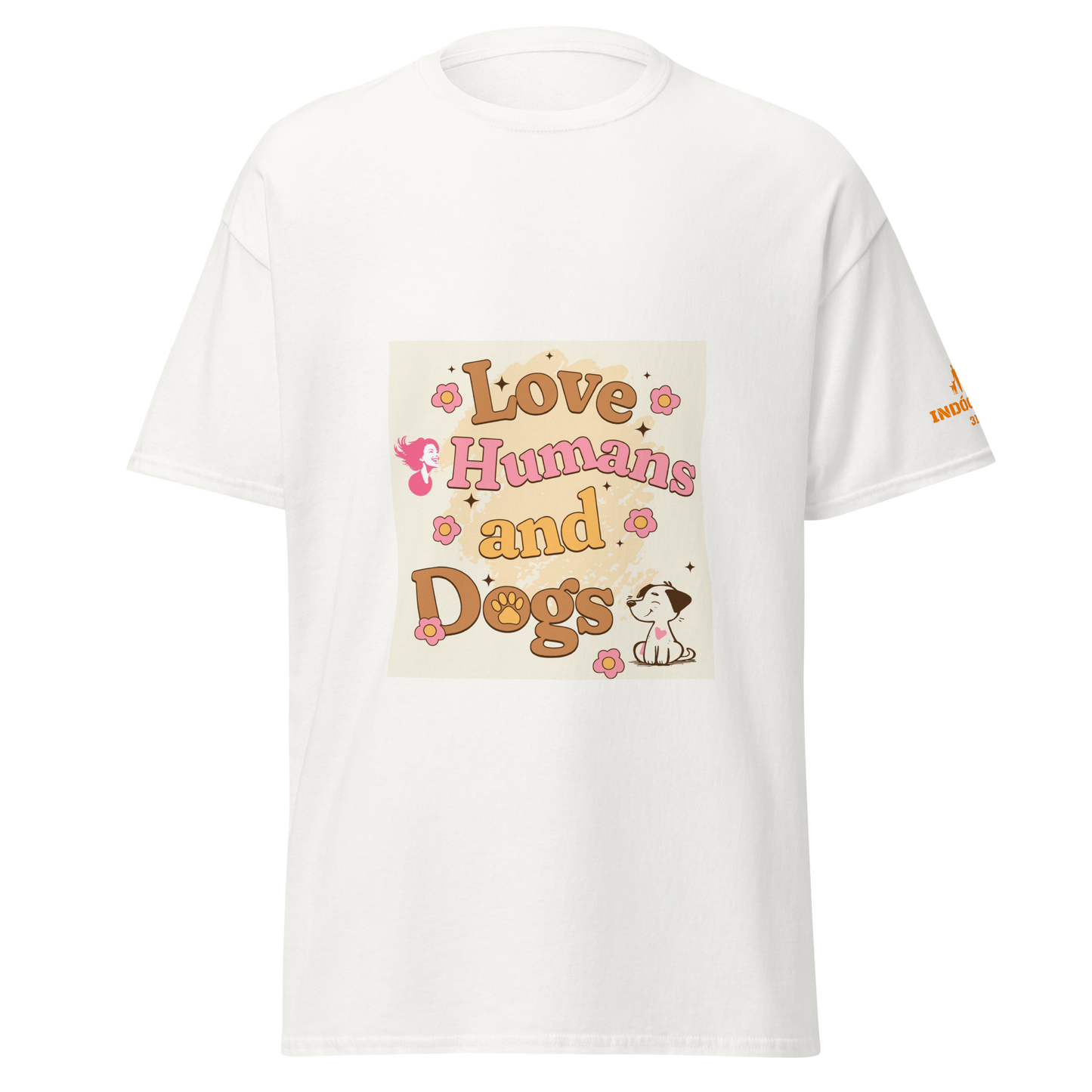 Camiseta con slogan mascota