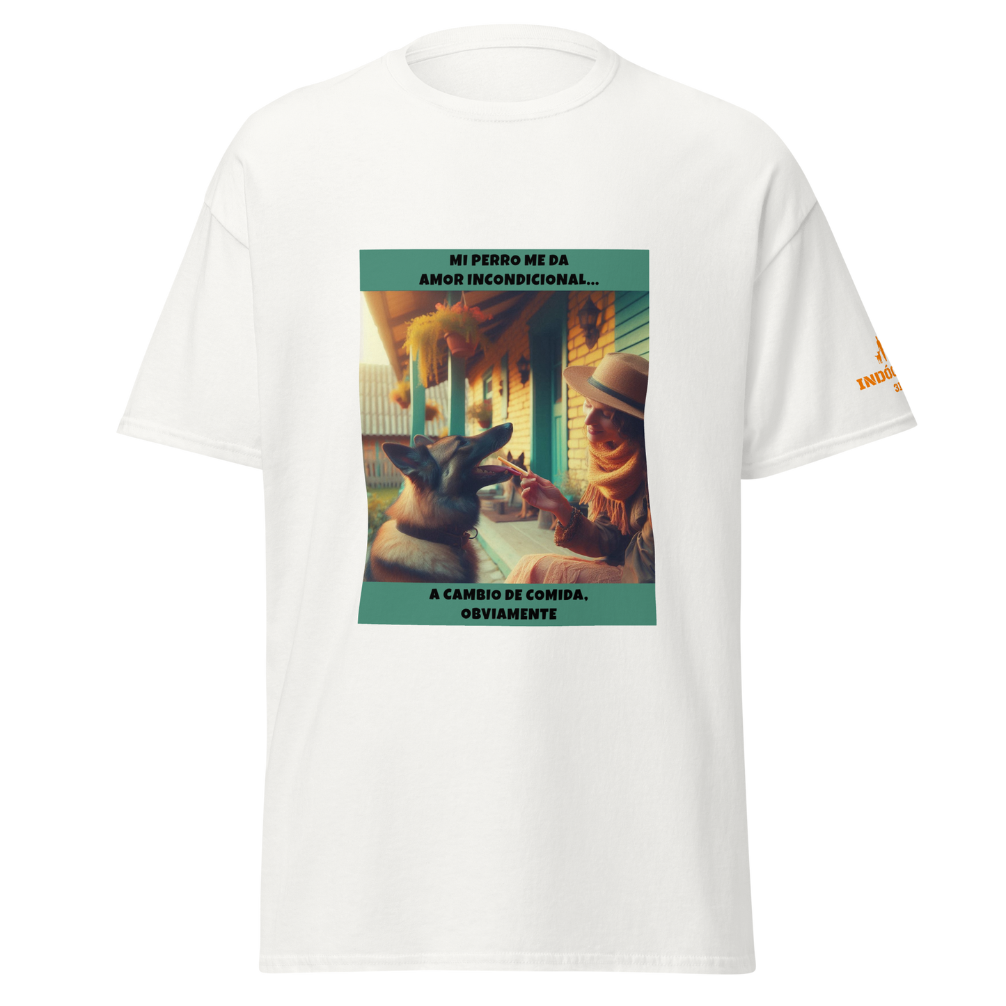 Camiseta con frase perro