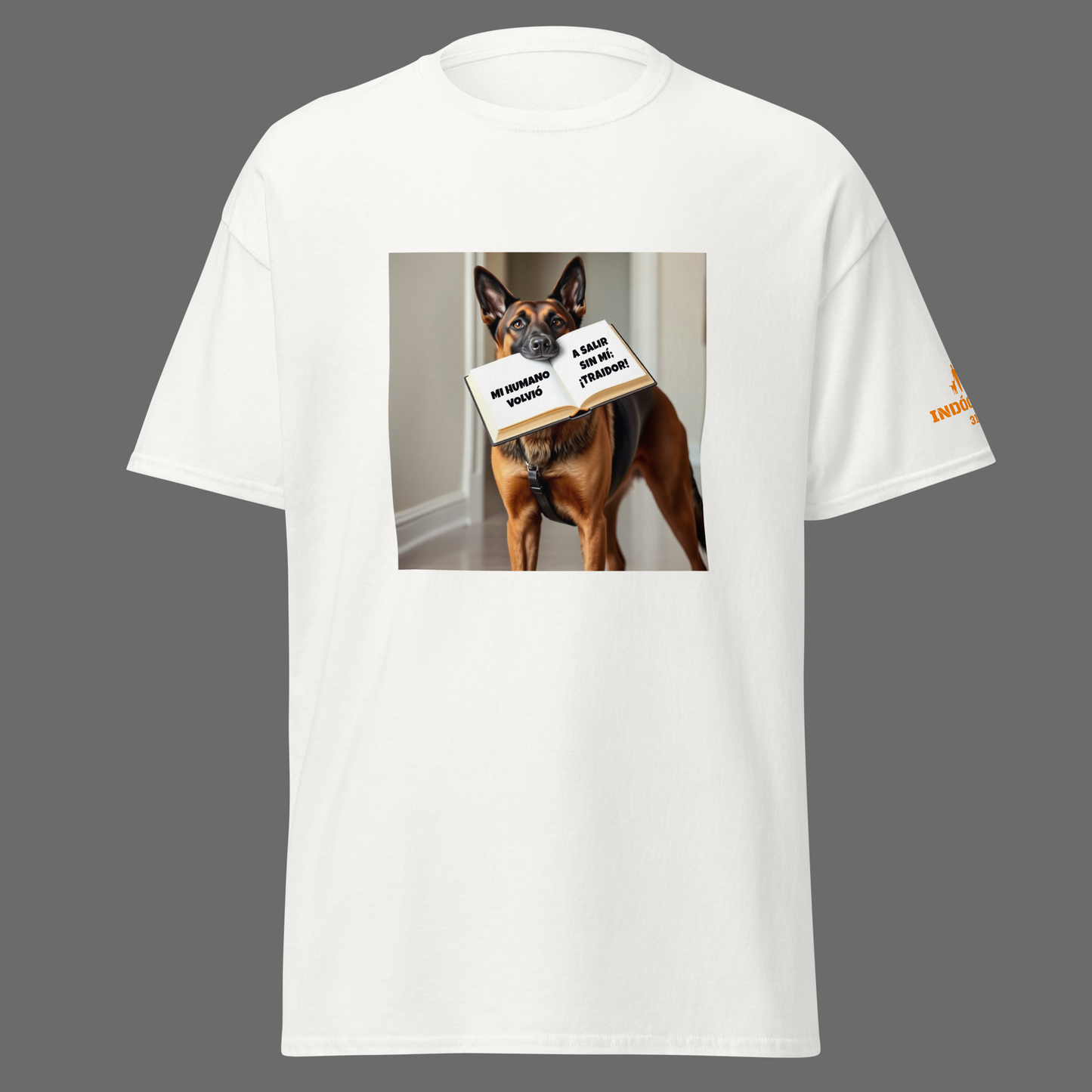 Camiseta con imagen divertida de perro