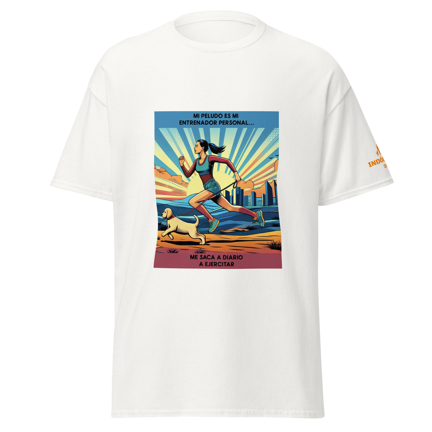 Camiseta con slogan perruno