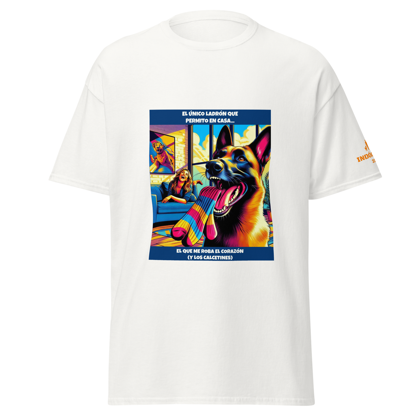 Camiseta con imagen divertida perruna