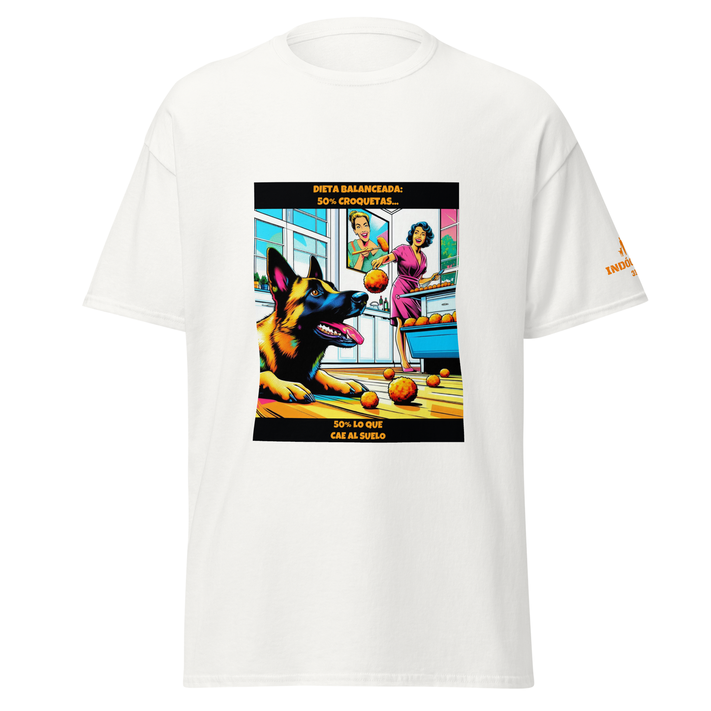 Camiseta con imagen divertida perruna