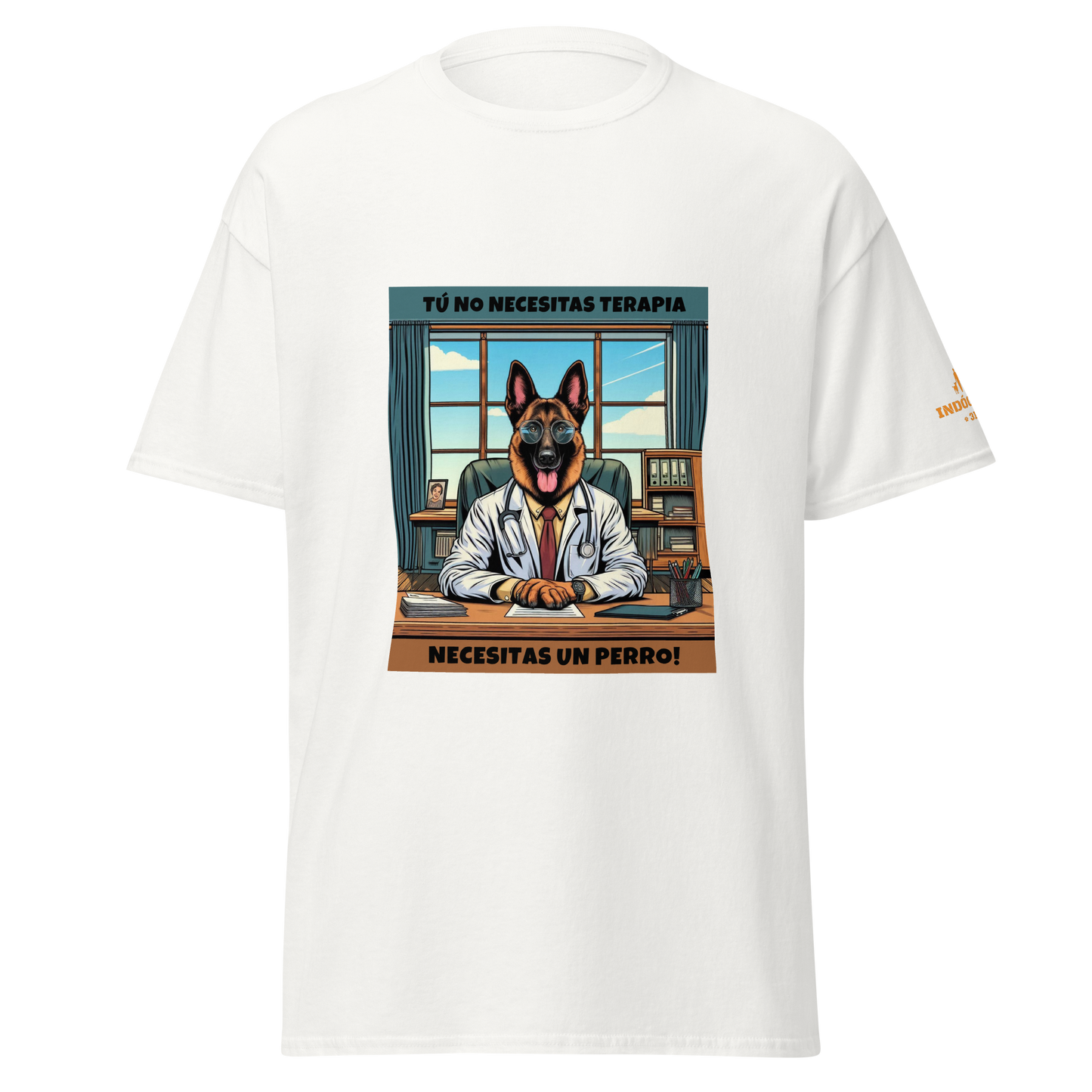 Camiseta con frase divertida perruna
