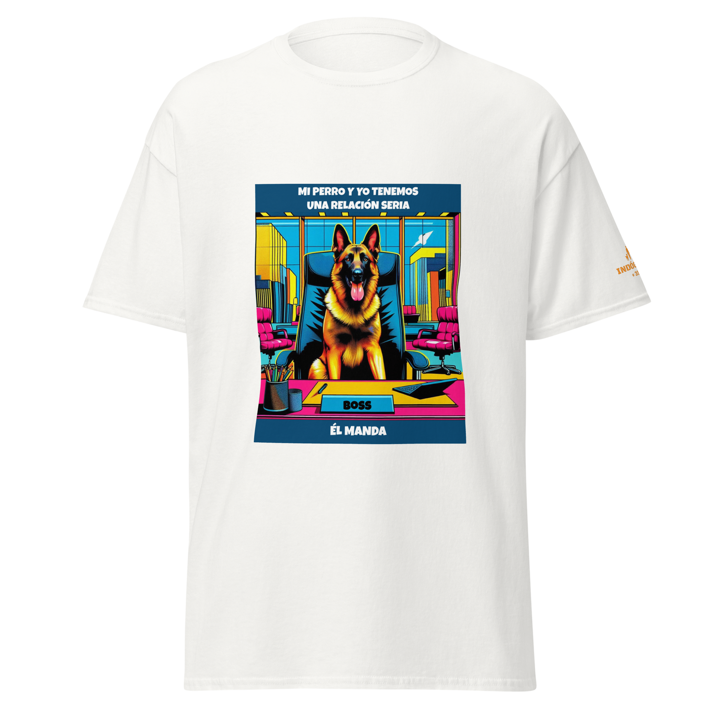 Camiseta divertiva frase perro