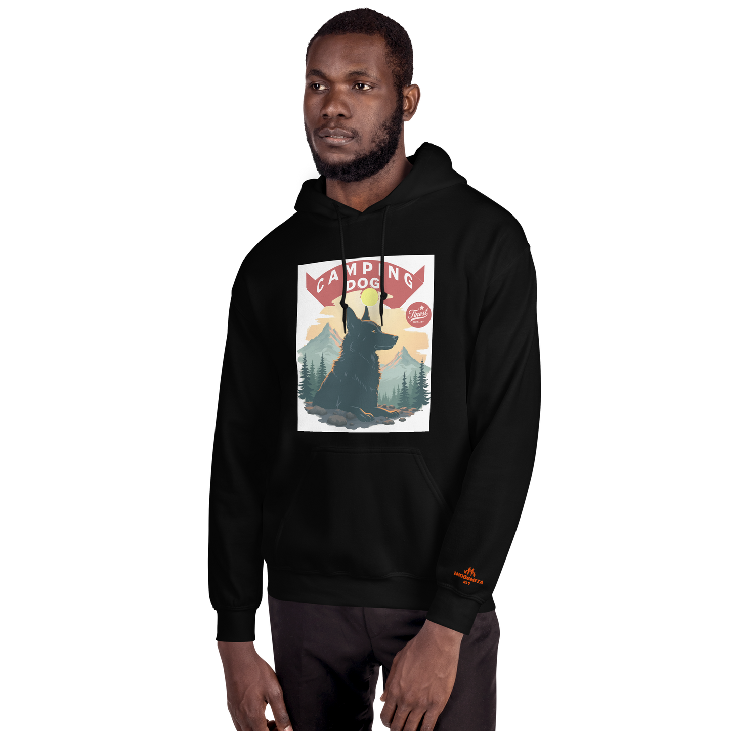 Sudadera con estilo perruno