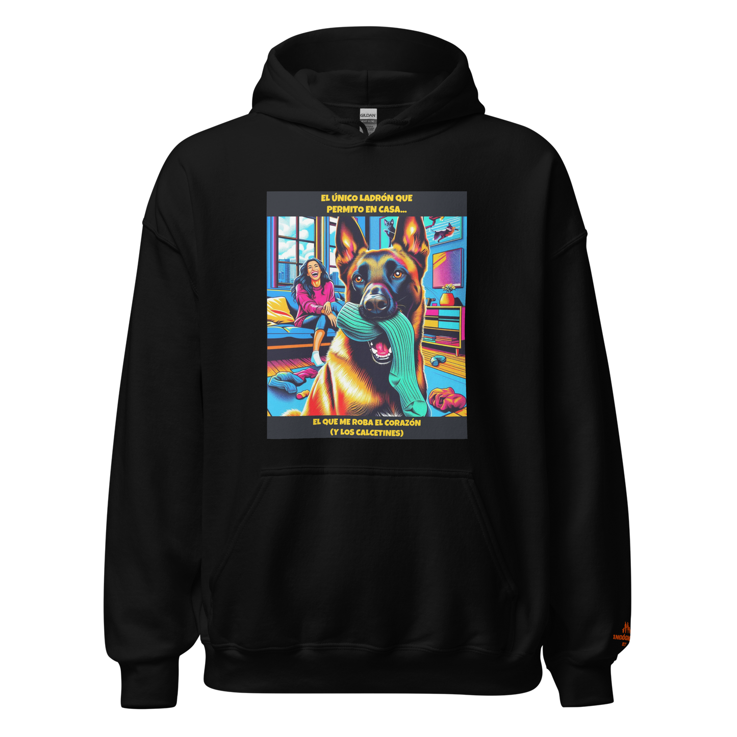 Sudadera con frase divertida perro