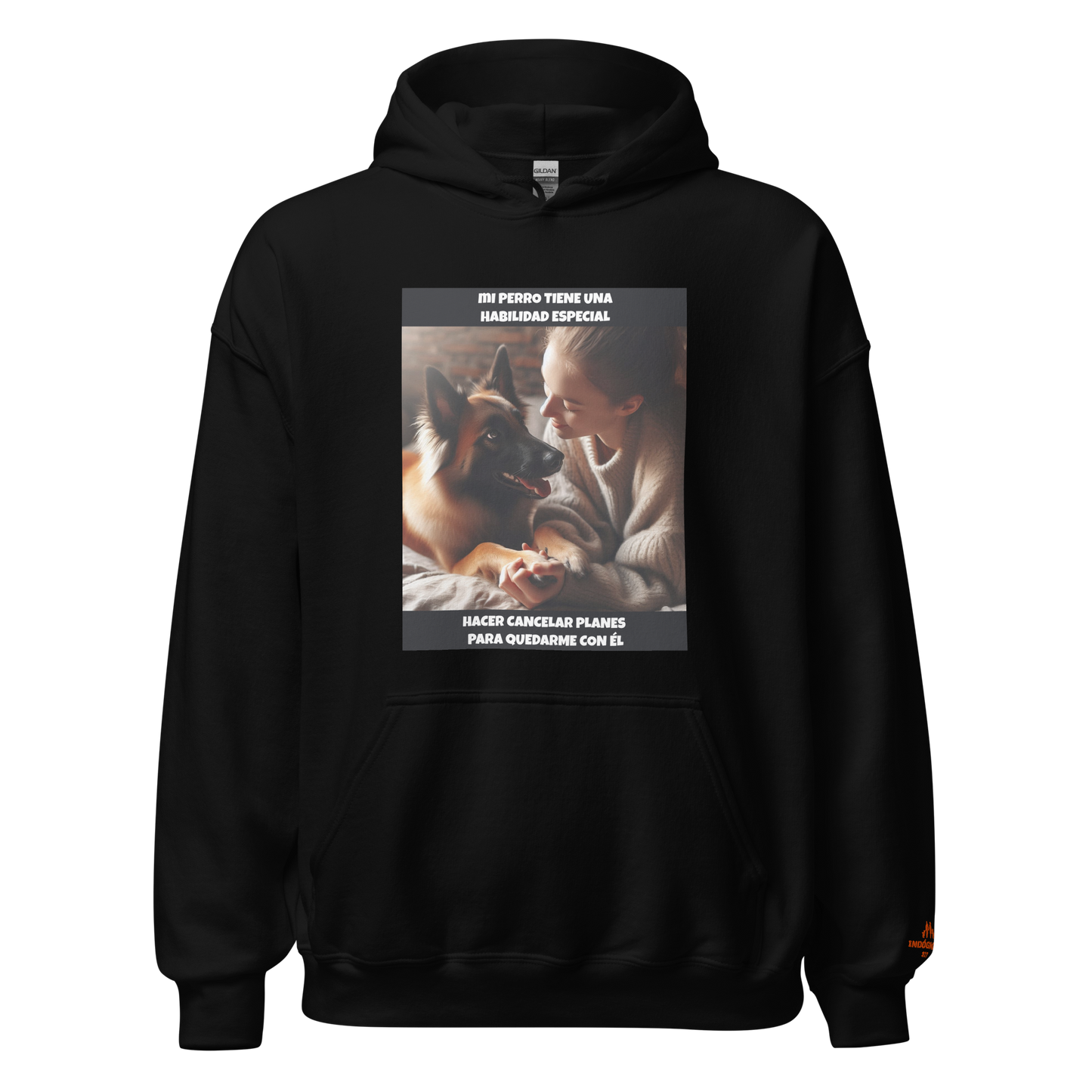 Sudadera personalizada con frase de mascota P04