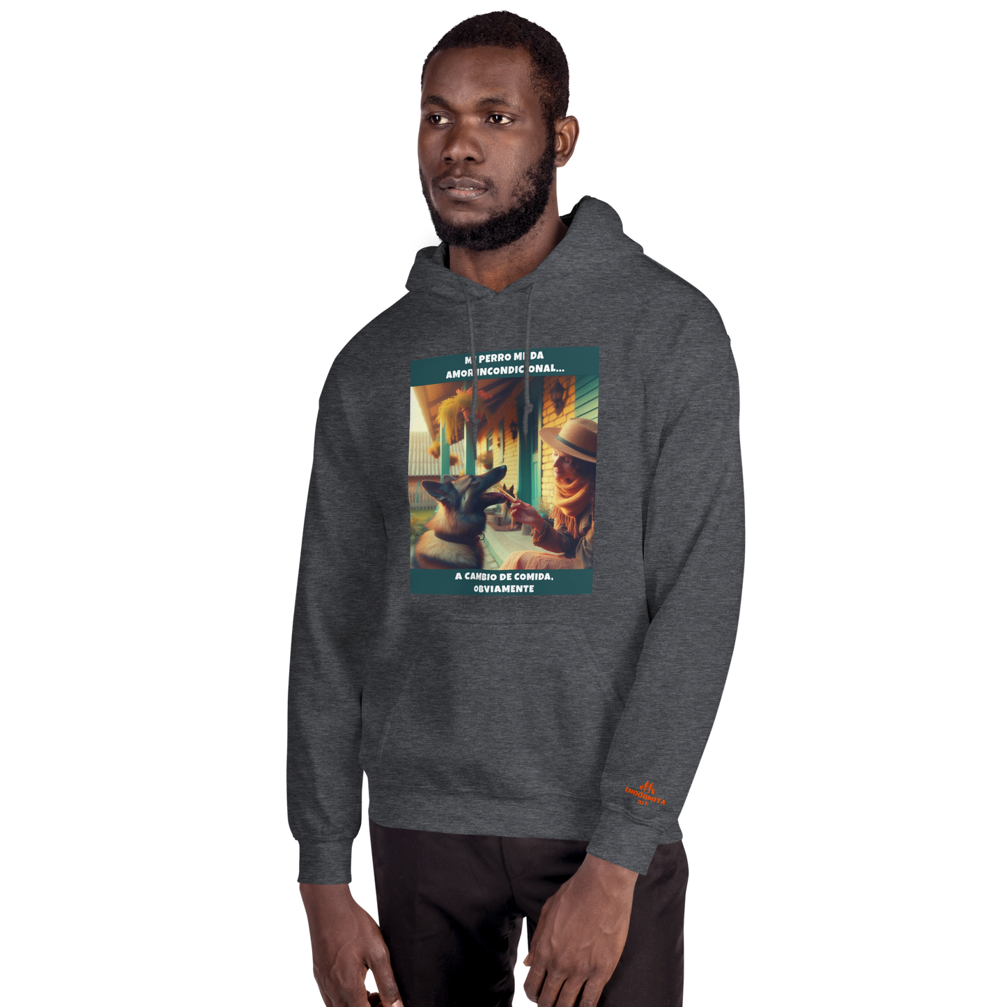 Sudadera con frase perro